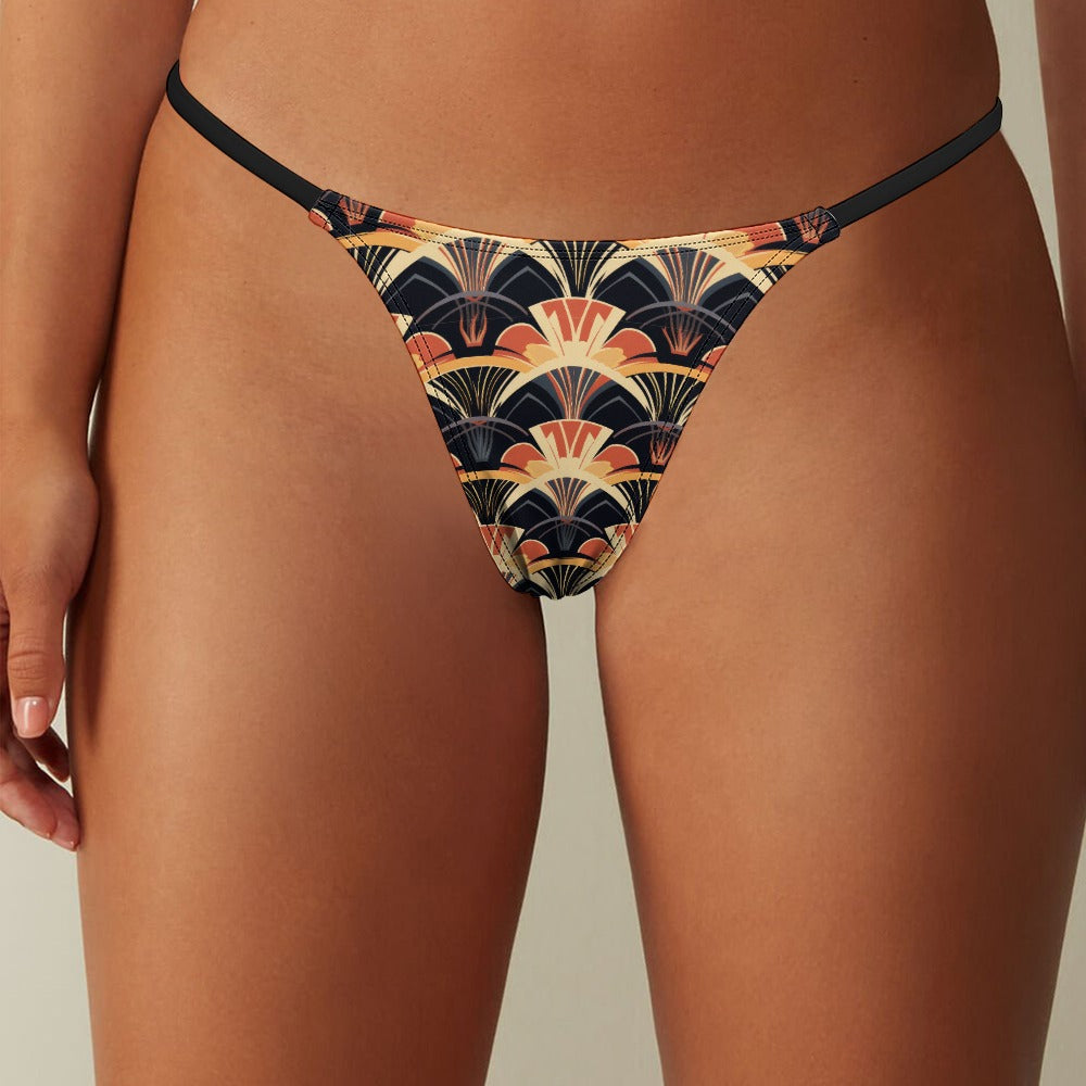 Women's Thin Thong - Gilded Highlights