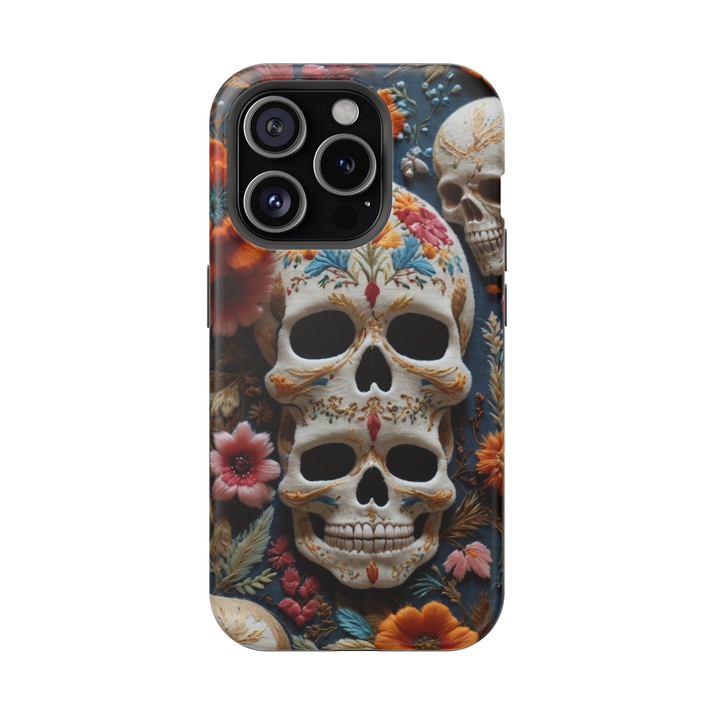 MagSafe Tough iPhone Case - "Artistic Embroidery"