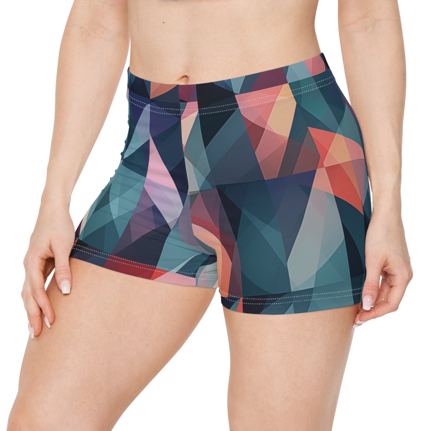 Workout Shorts - Neville Meaux Geometric