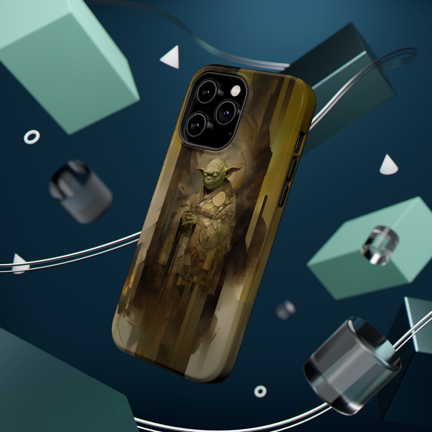 MagSafe Tough iPhone Case - Yoda Yukiyo E Art Portrait