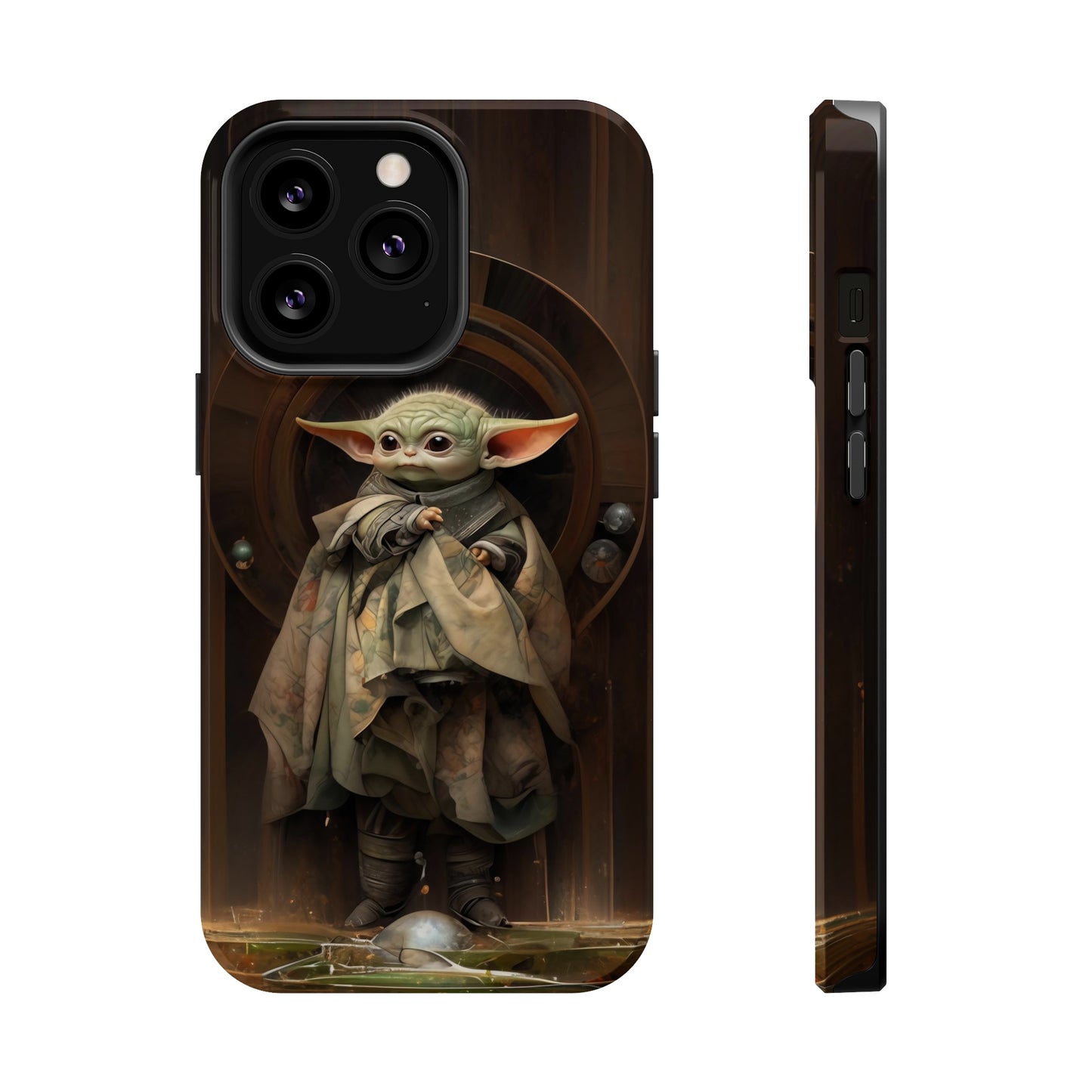 MagSafe Tough iPhone Case - Baby Yoda Grogu Renaissance Painting