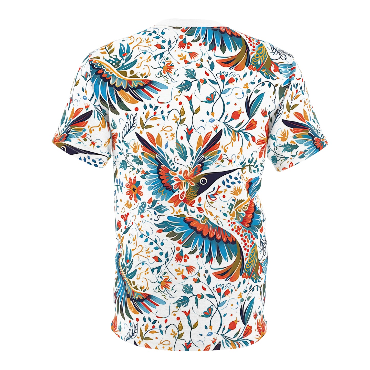 Unisex Tee Shirt - Colibri Abstract