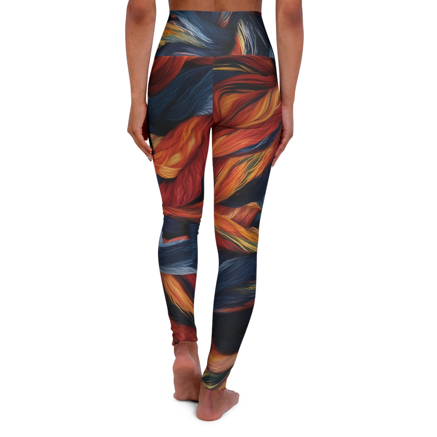 High Waisted Leggings - Renoir-Ile-Impressionism