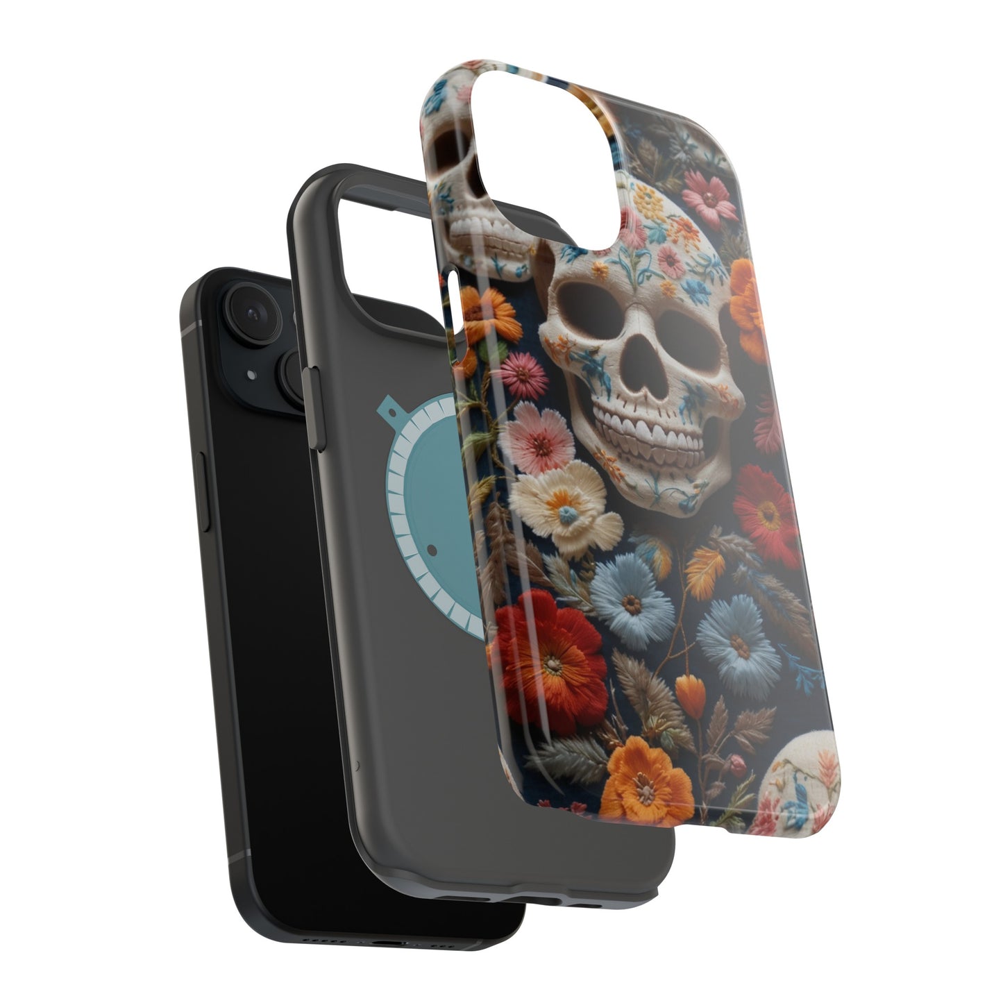 MagSafe Tough iPhone Case - "Embroidery Artistry"