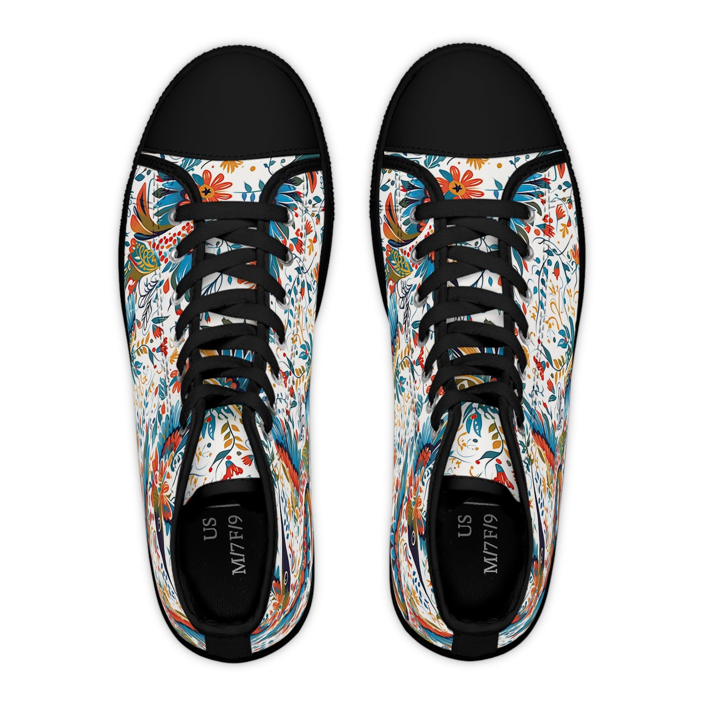 Women's High Top Sneakers - Colibri Abstract