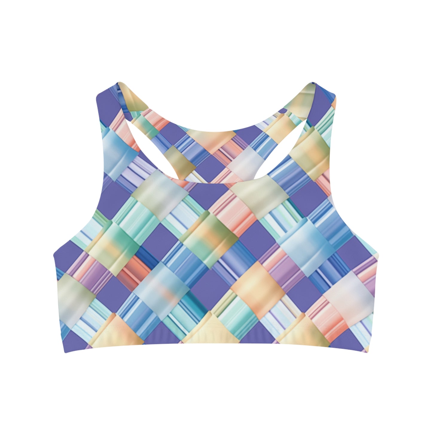 Sports Bra - Edmund London Gingham