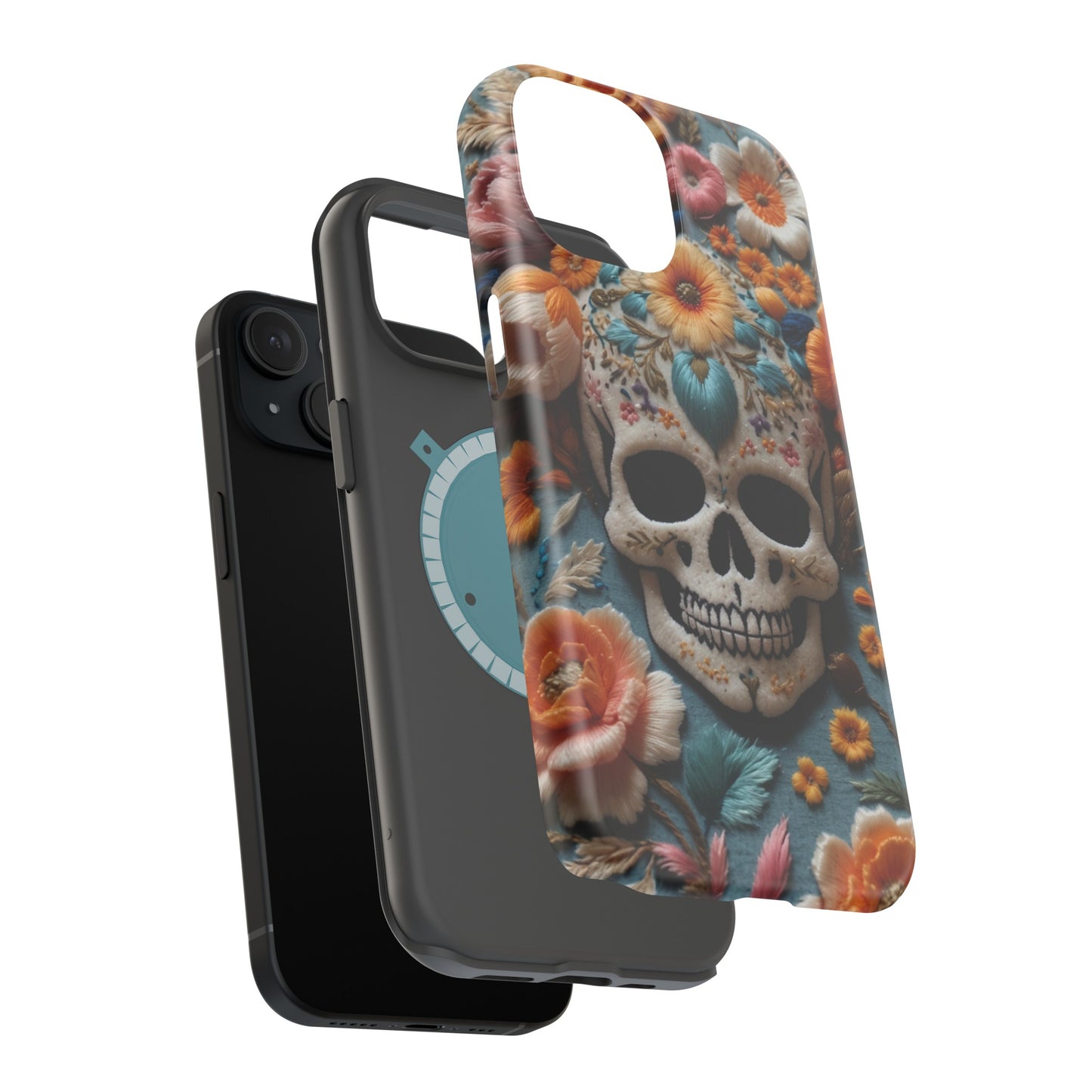 MagSafe Tough iPhone Case - "Embroidery Artistry"
