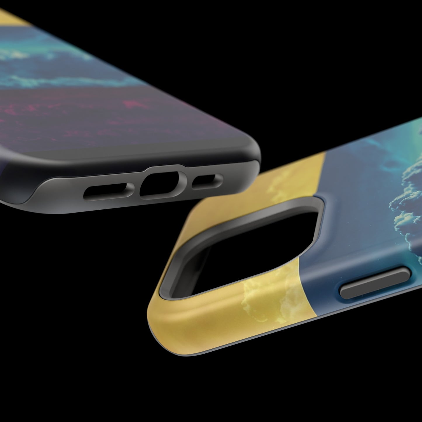 MagSafe Tough iPhone Case - "Nebula Synthwave"