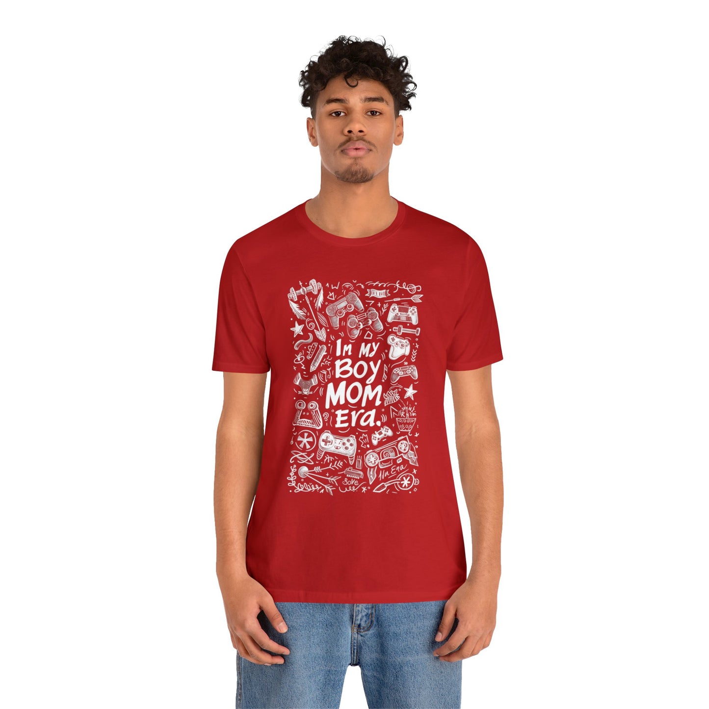 Unisex Jersey Short Sleeve Tee - In My Boy Mom Era - Gamer