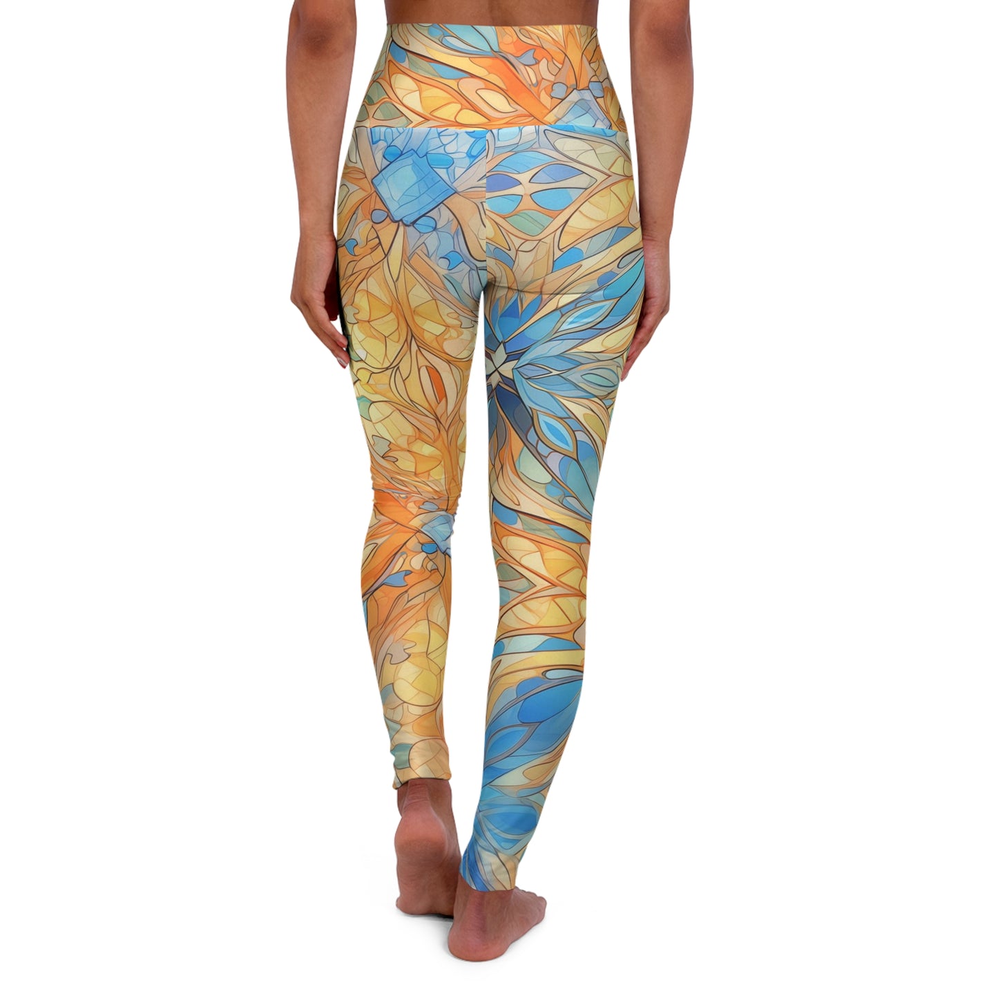 High Waisted Leggings - Crispin Tadasana Tie-Dye