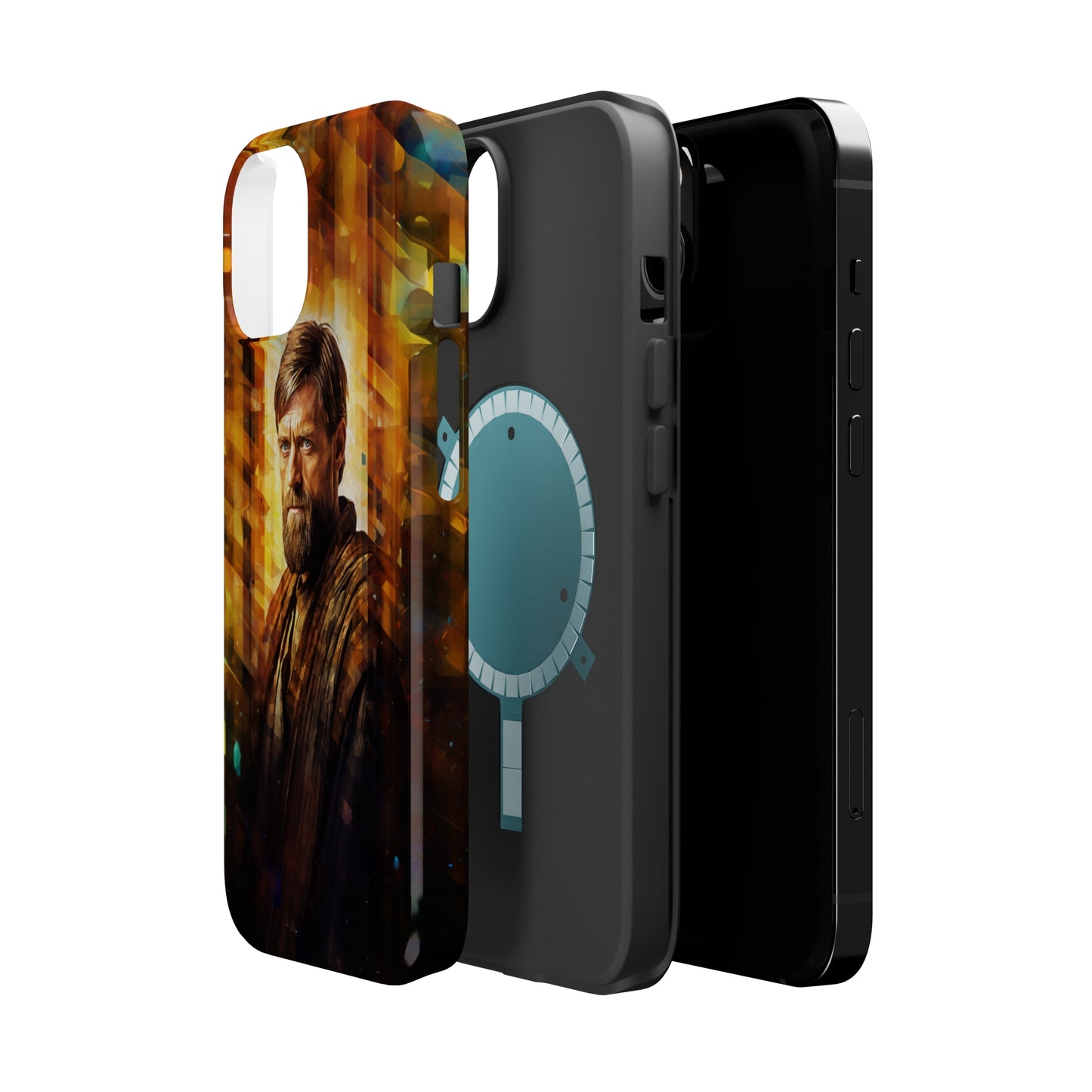 MagSafe Tough iPhone Case - Obi Wan Kenobi Abstract Expressionism