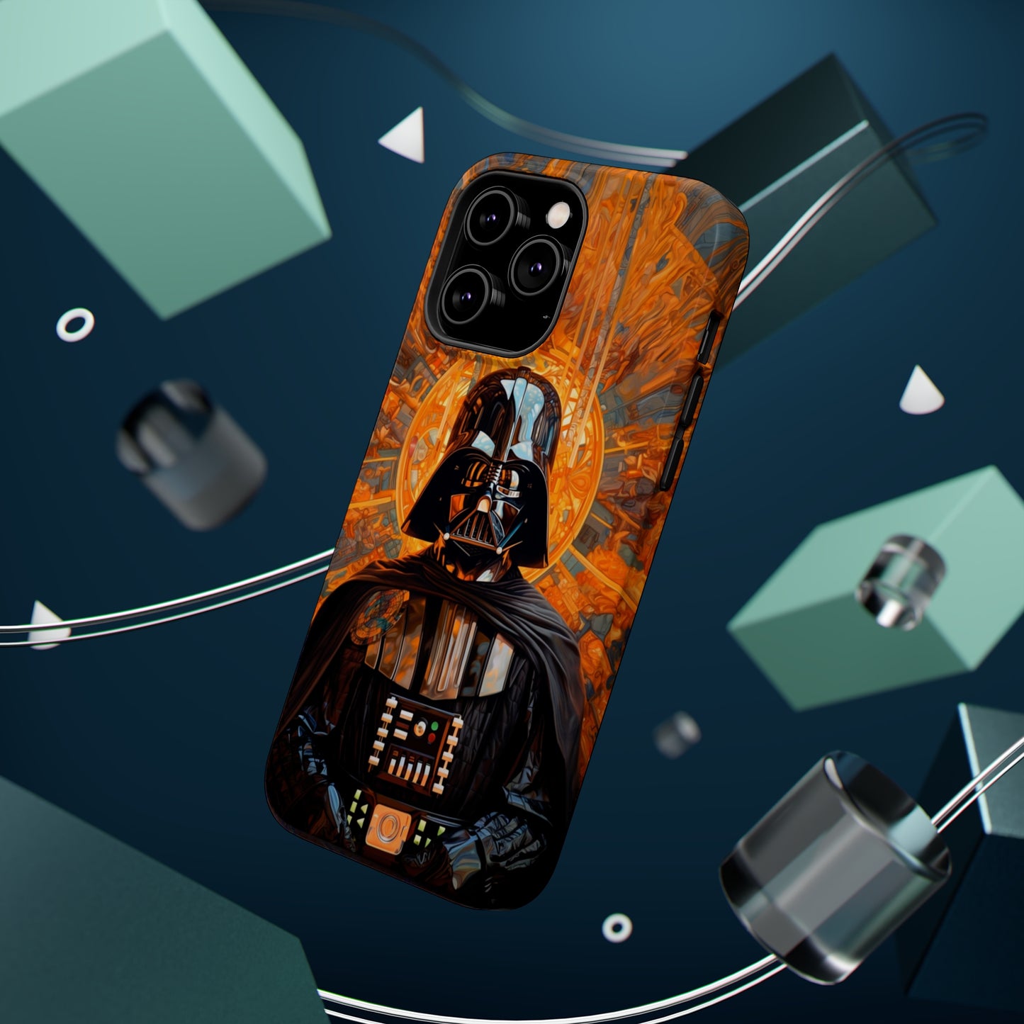 MagSafe Tough iPhone Case - Darth Vader Futurism