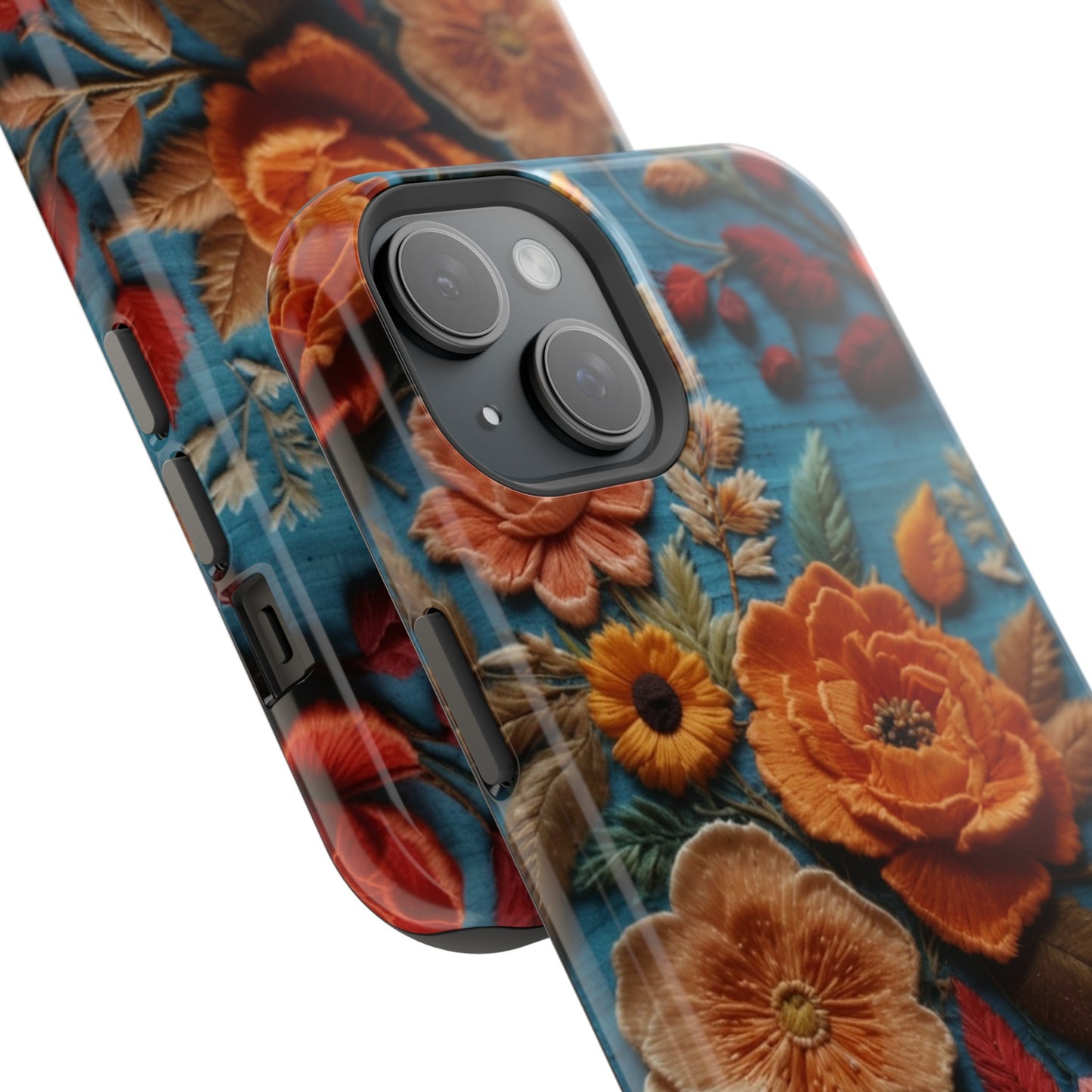 MagSafe Tough iPhone Case - Embroidered Artistry