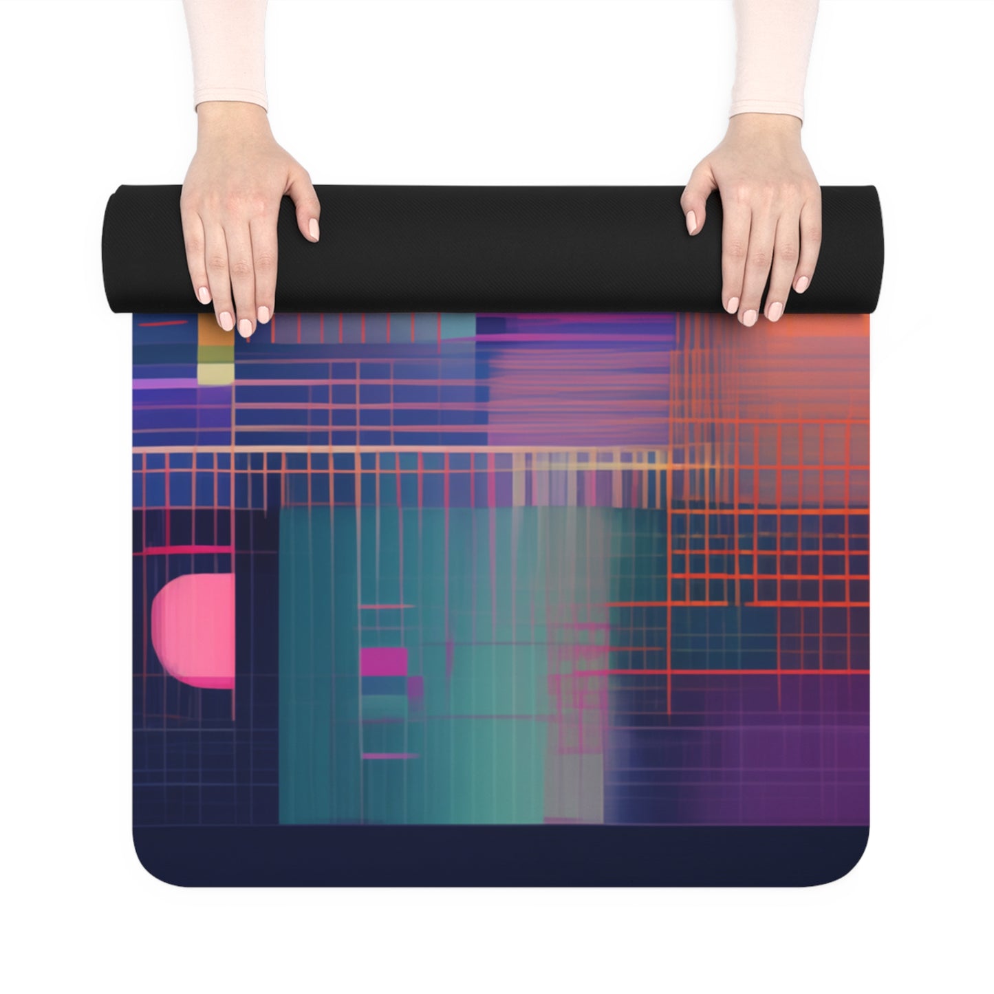 Rubber Yoga Mat- Ronsard Moscow Plaid