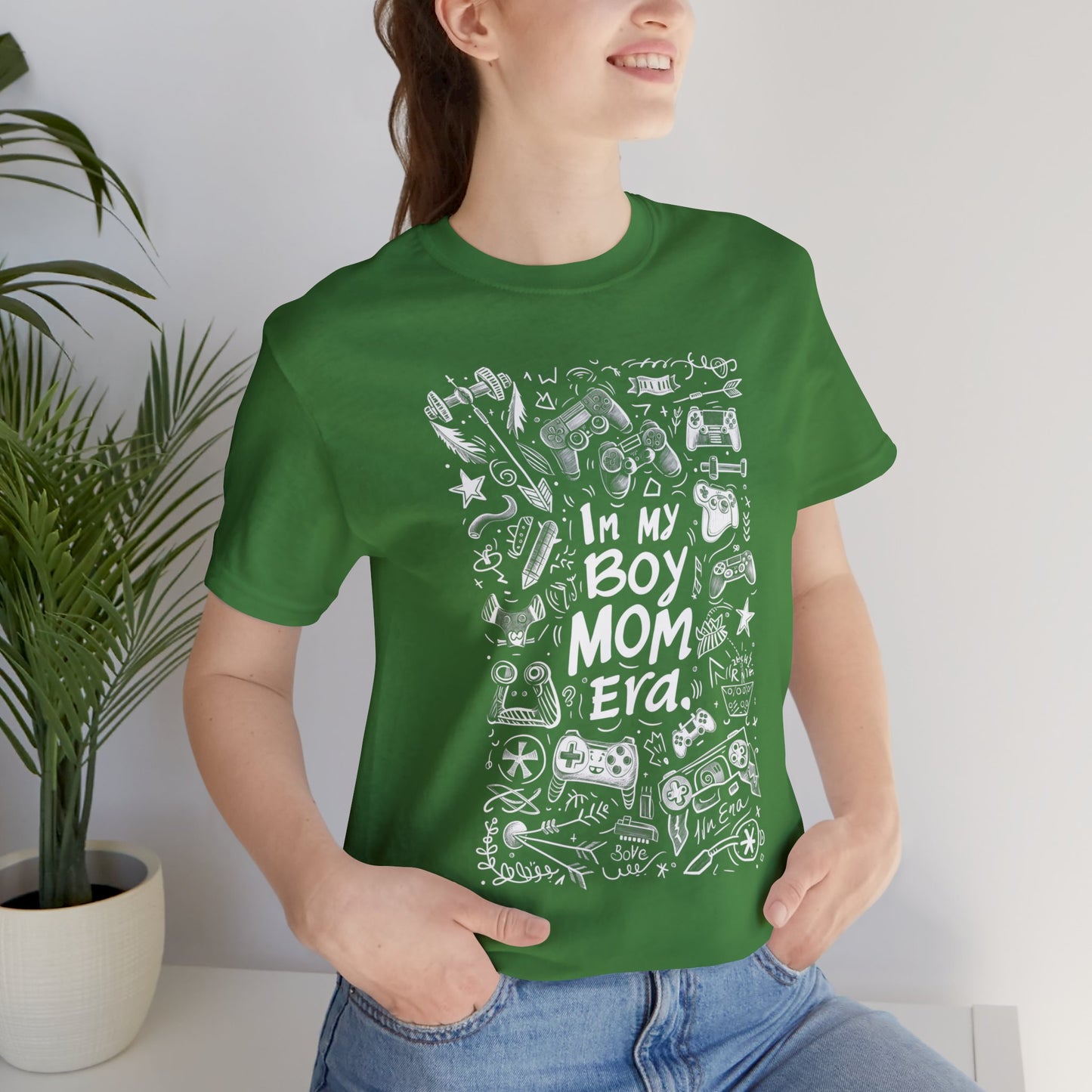 Unisex Jersey Short Sleeve Tee - In My Boy Mom Era - Gamer