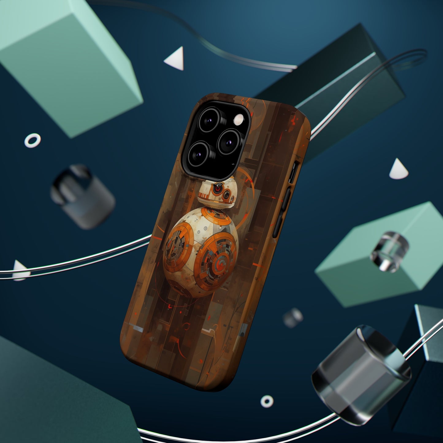 MagSafe Tough iPhone Case - BB-8 Art Deco style by Frank Lloyd Wright