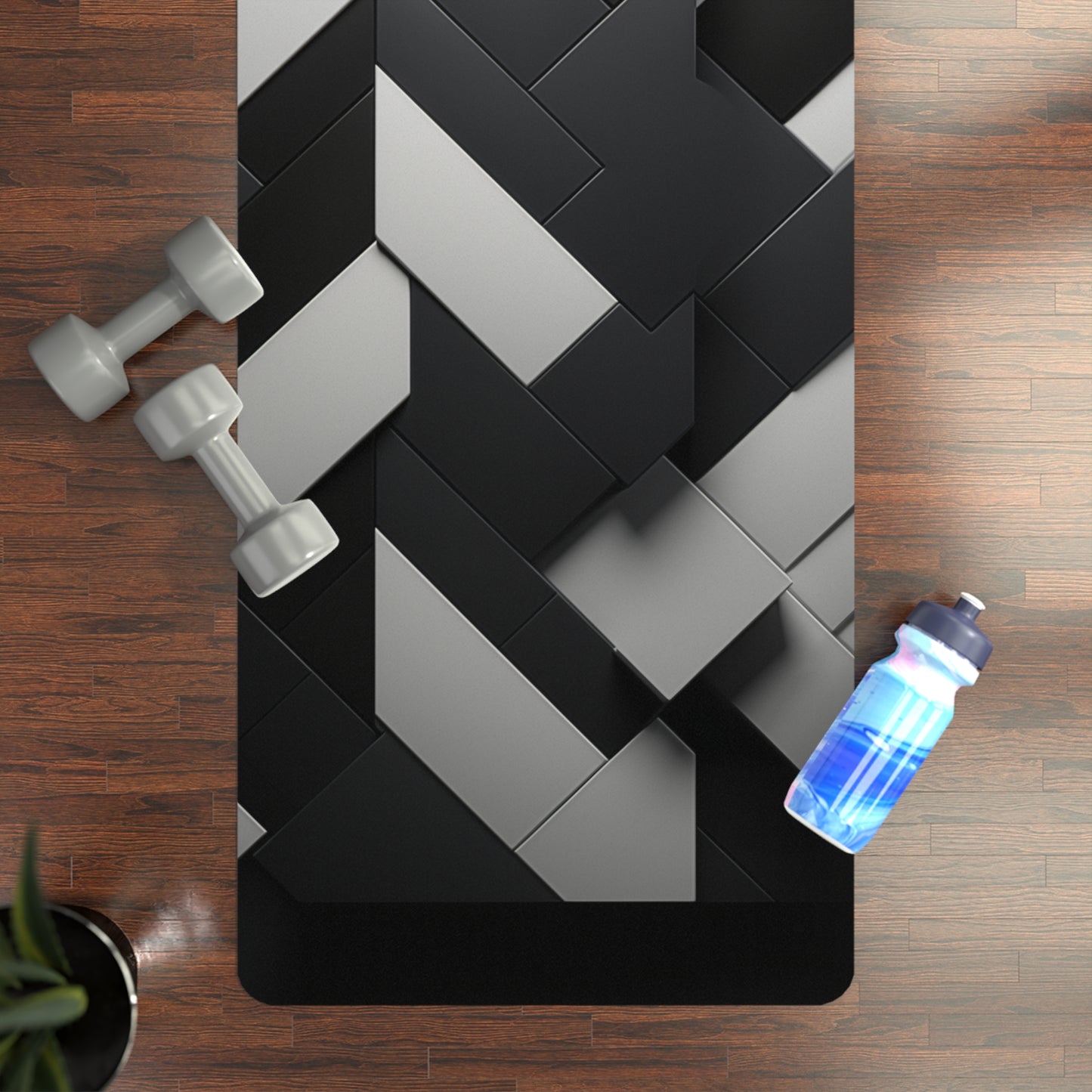 Rubber Yoga Mat- Aphrodite’s Jigsaw 01