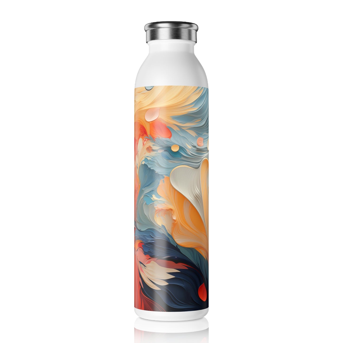 Slim Water Bottle - Bard Kinkaku-ji Watercolor