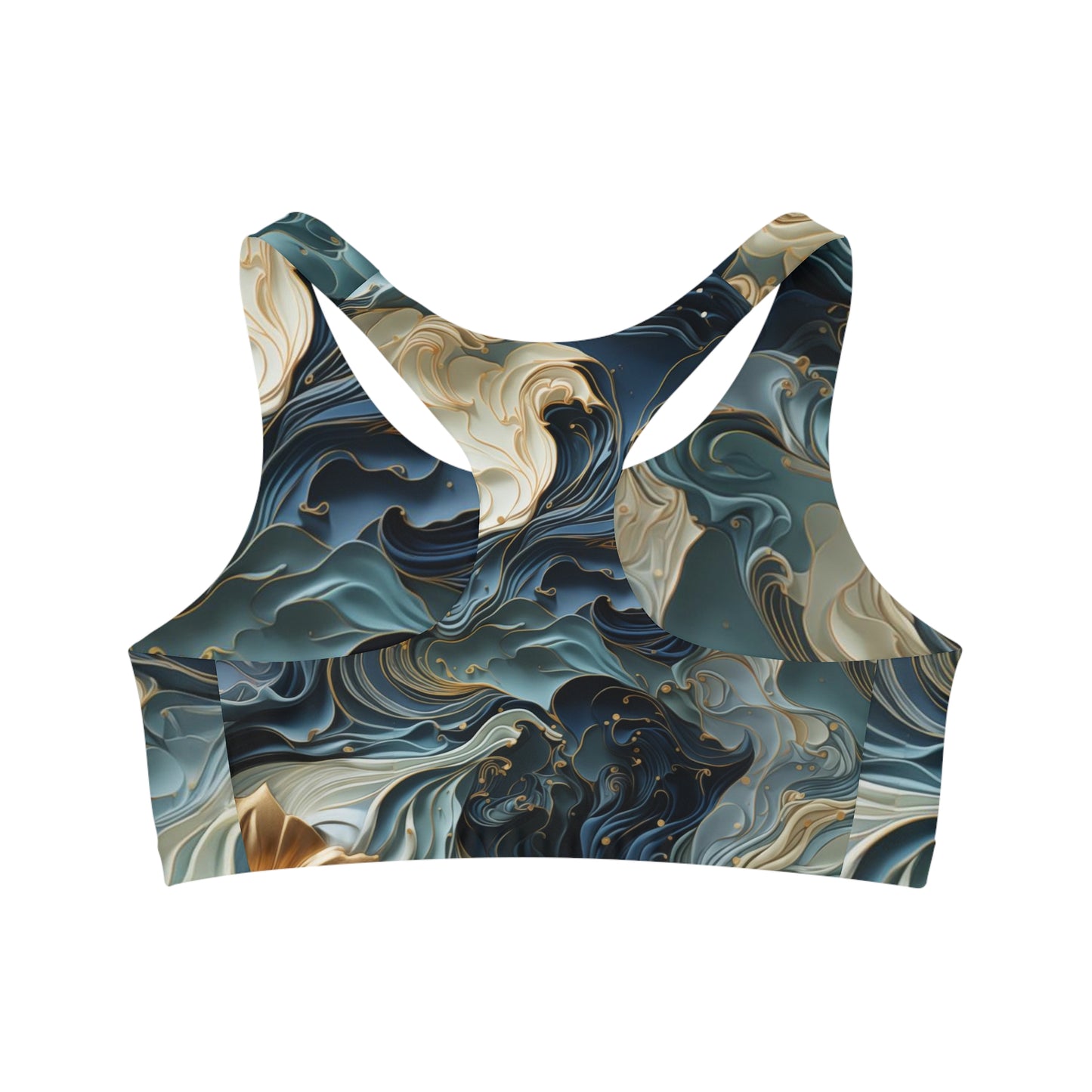 Sports Bra - Avice Salabhasana Anime Ocean