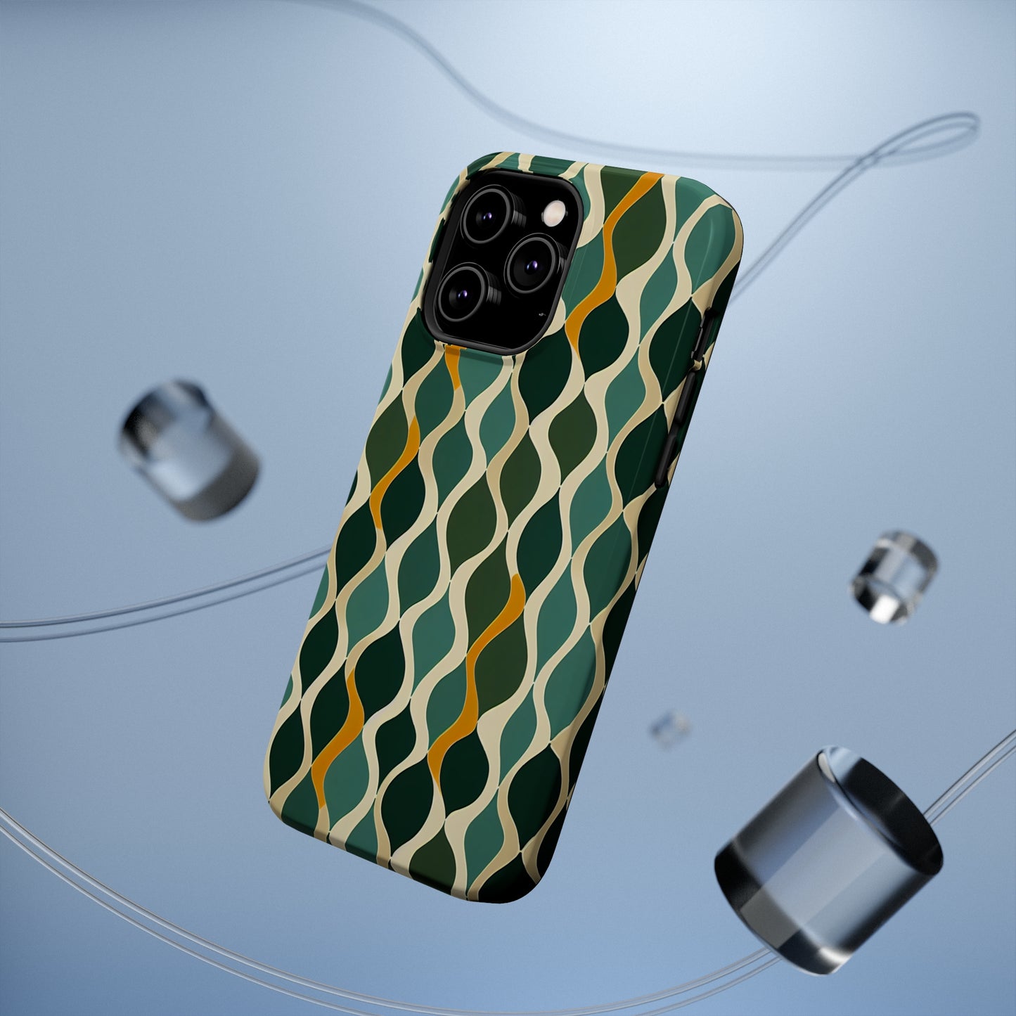MagSafe Tough iPhone Case - Deco Aqua Ringlets.png