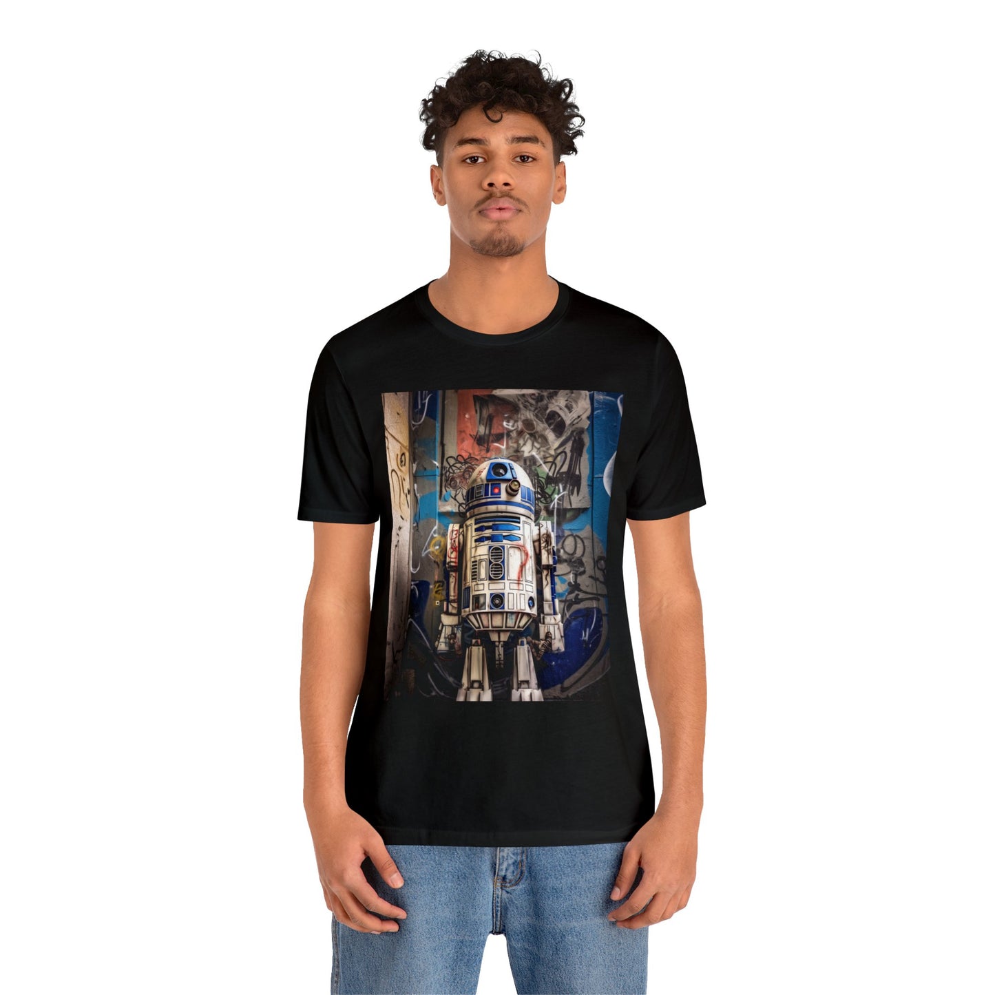Unisex Jersey Short Sleeve Tee - R2D21990's Graffiti