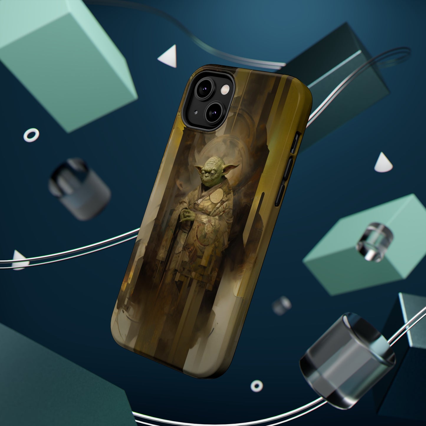 MagSafe Tough iPhone Case - Yoda Yukiyo E Art Portrait