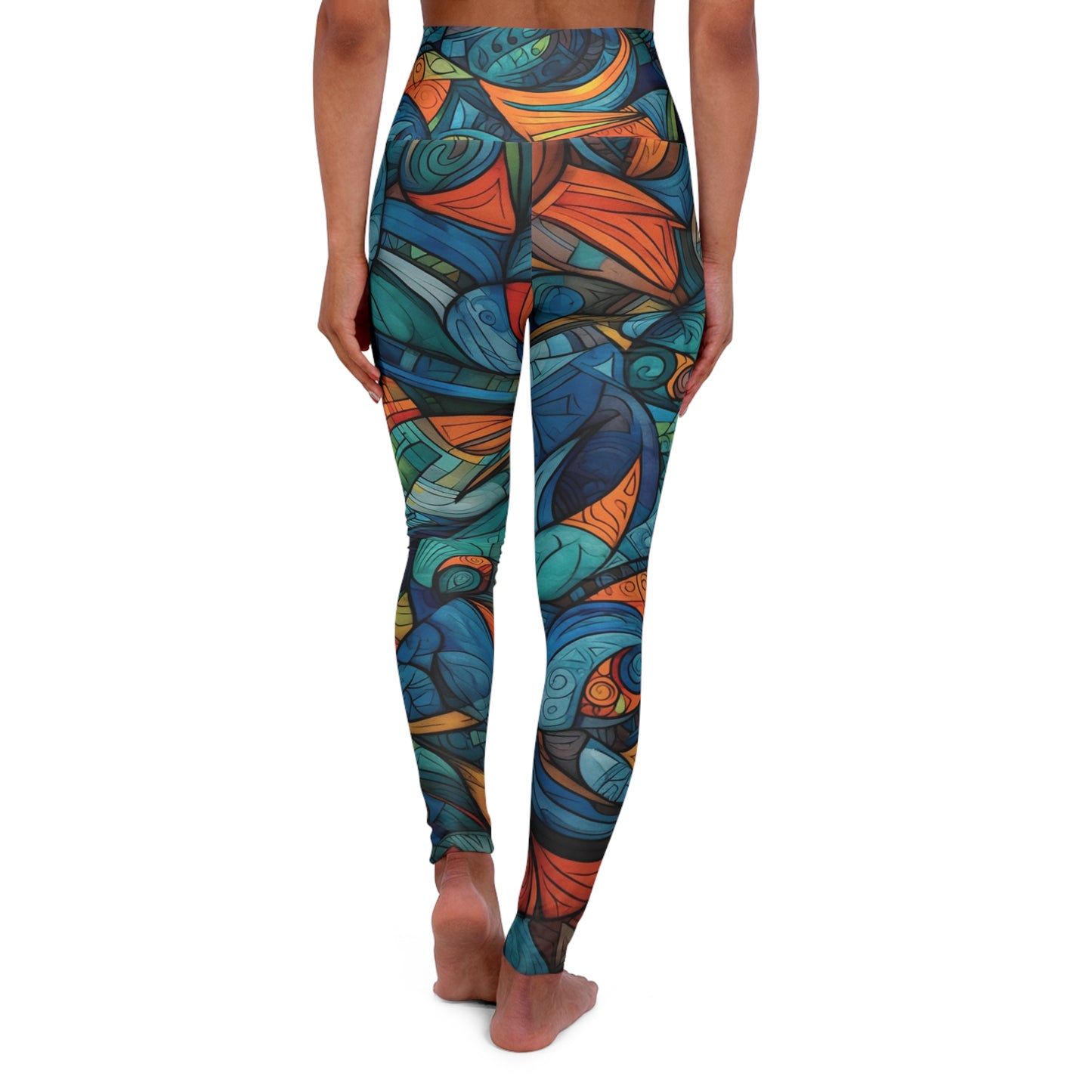 High Waisted Leggings - Picasso-Andalucia.