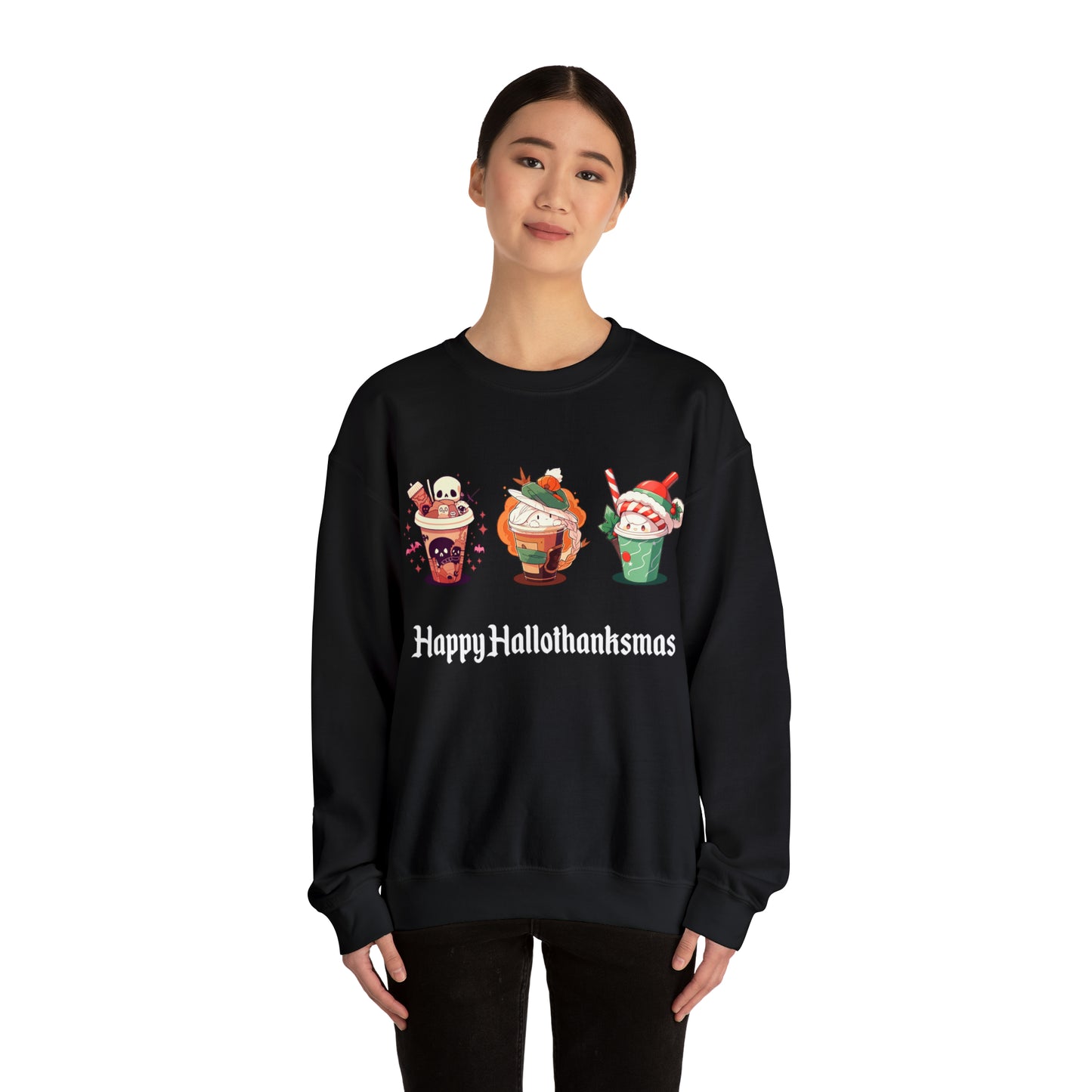 Happy Hallothanksmas - Unisex Heavy Blend™ Sweatshirt