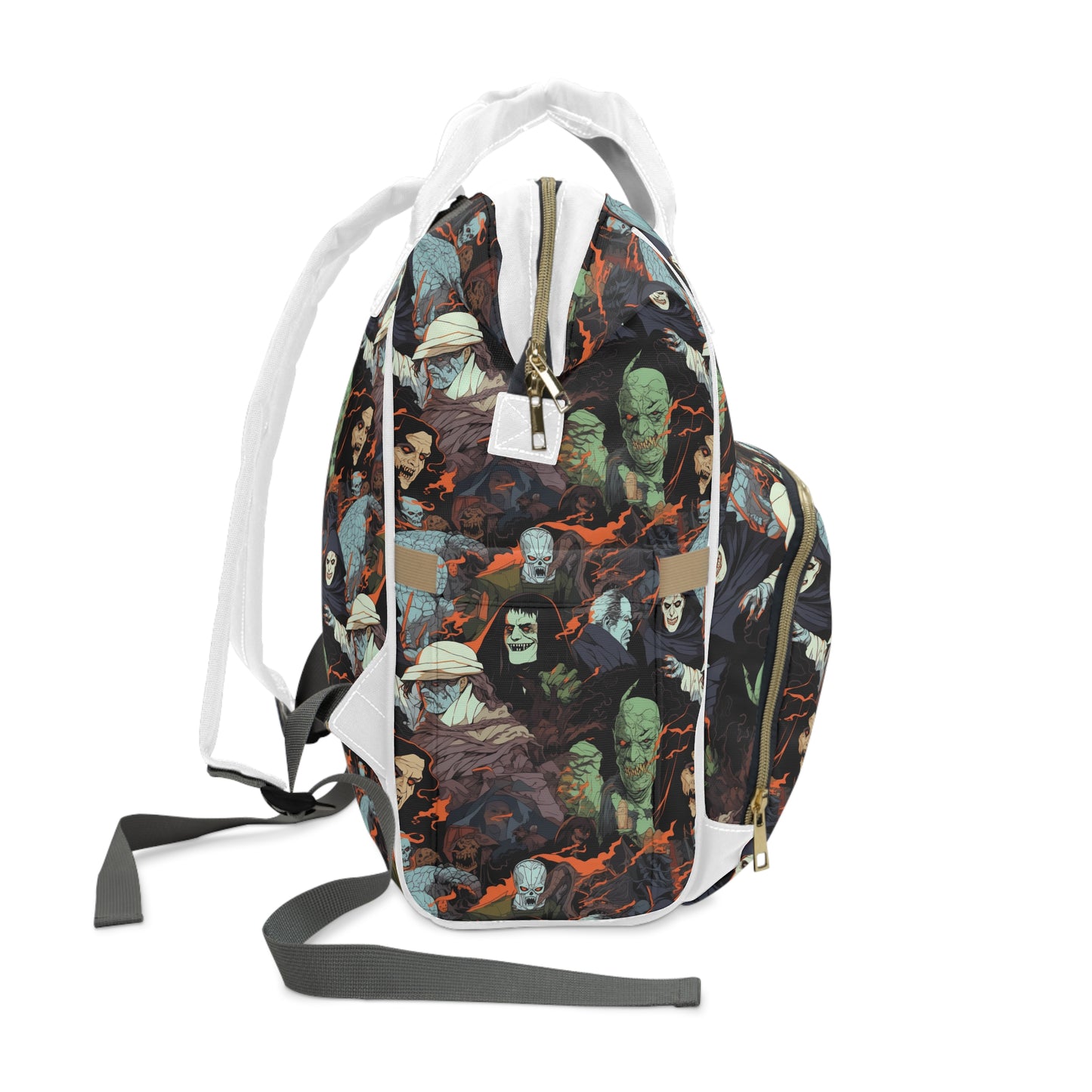 Diaper Bag - Spooky Monsters Anime Alpha