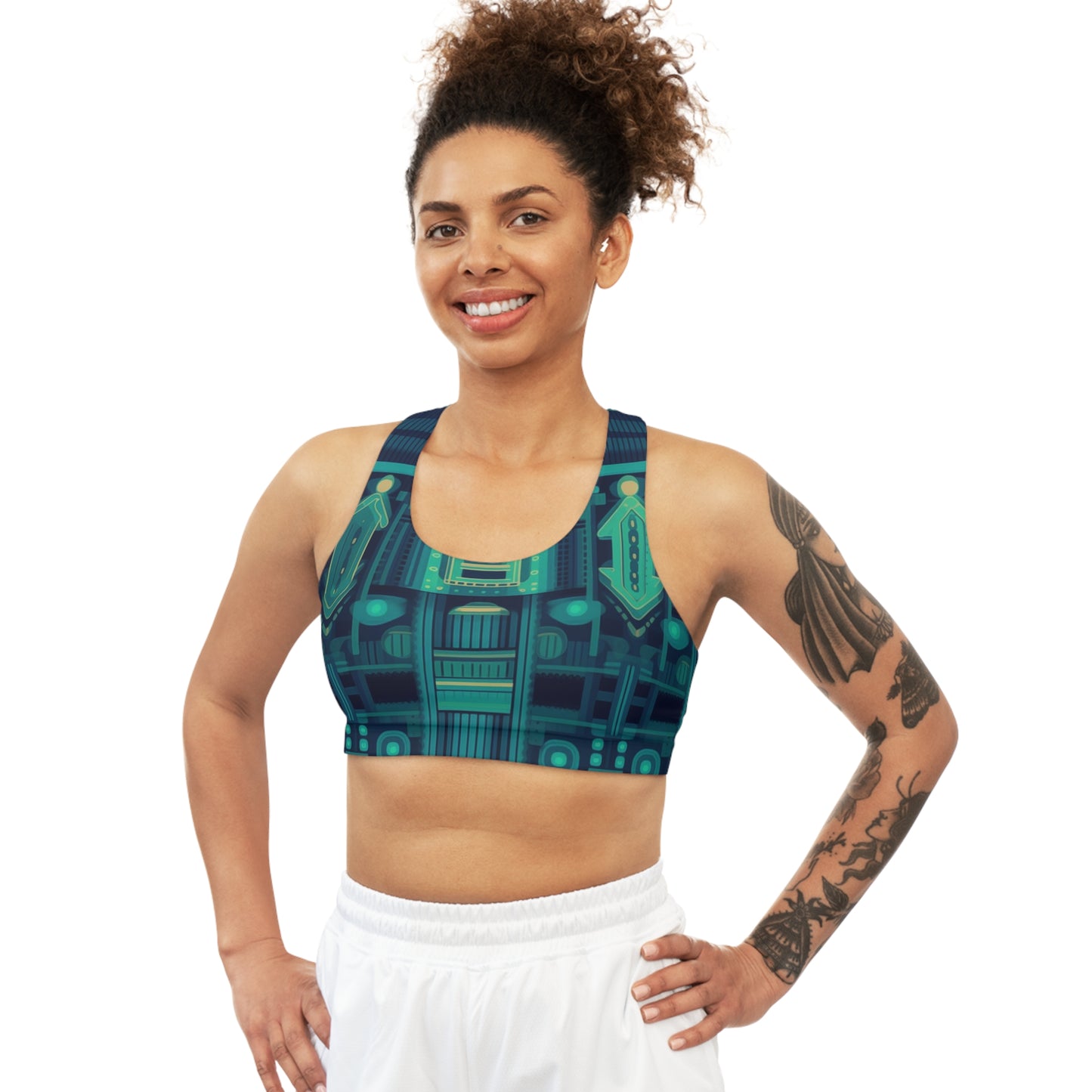 Sports Bra - Annora Phalakasana Space Invader