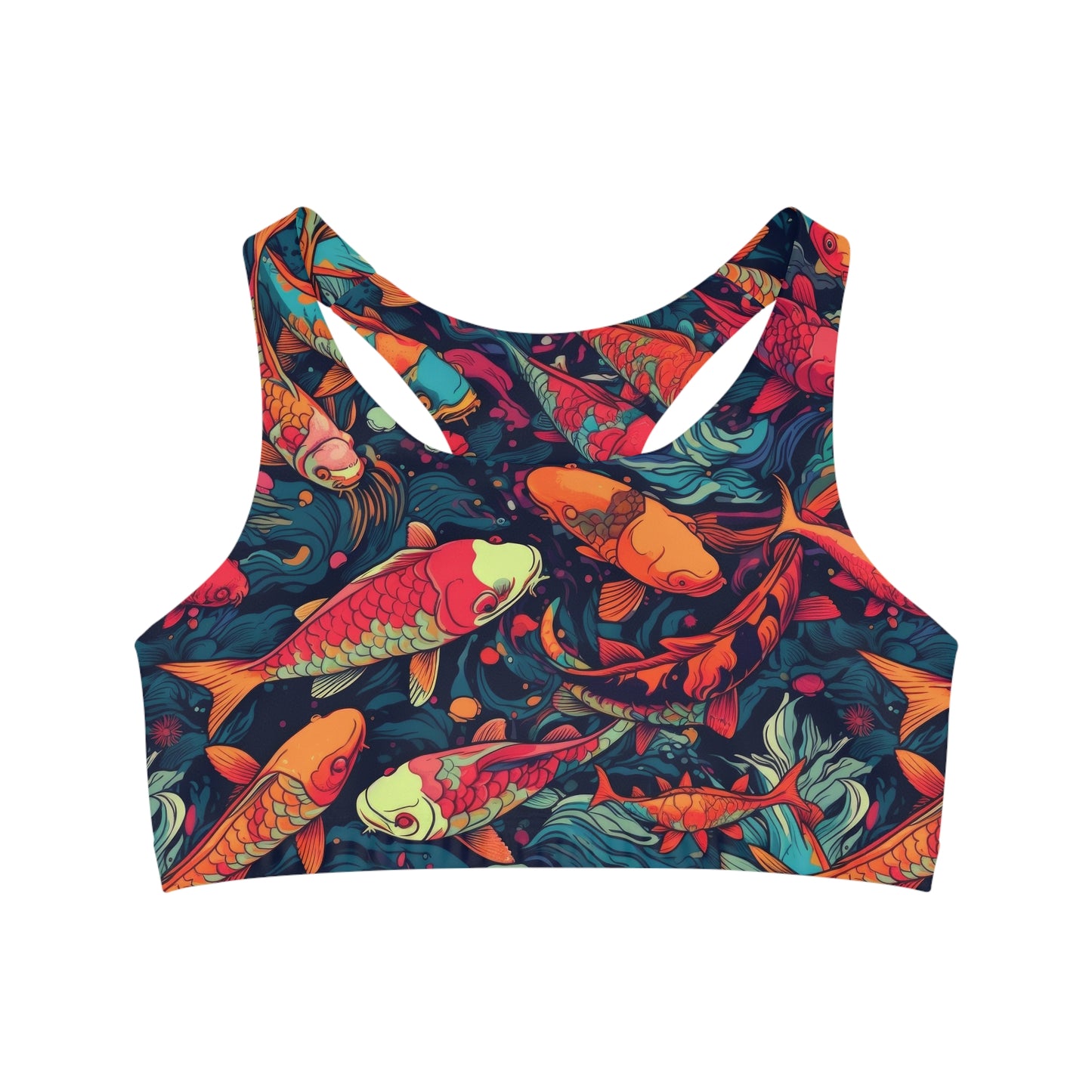 Sports Bra - Koi Menagerie