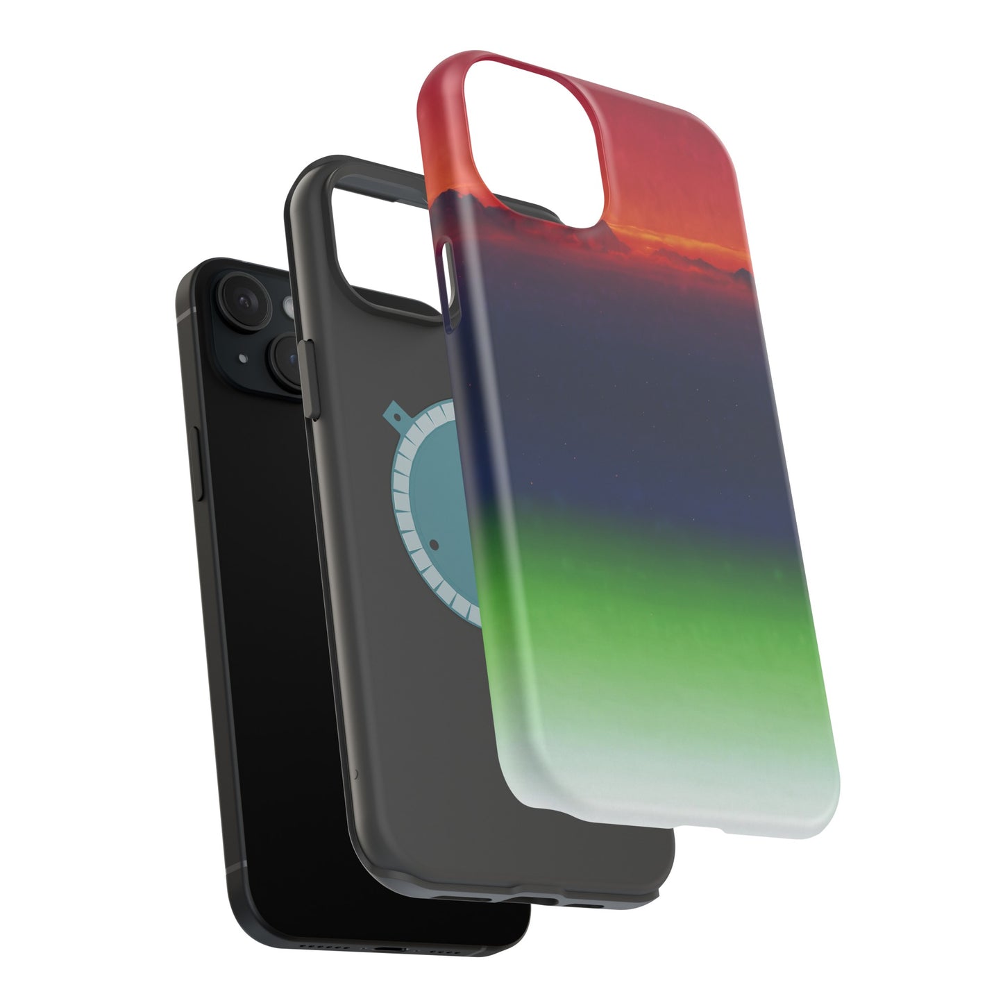 MagSafe Tough iPhone Case - "Cosmic Cyberpunk"