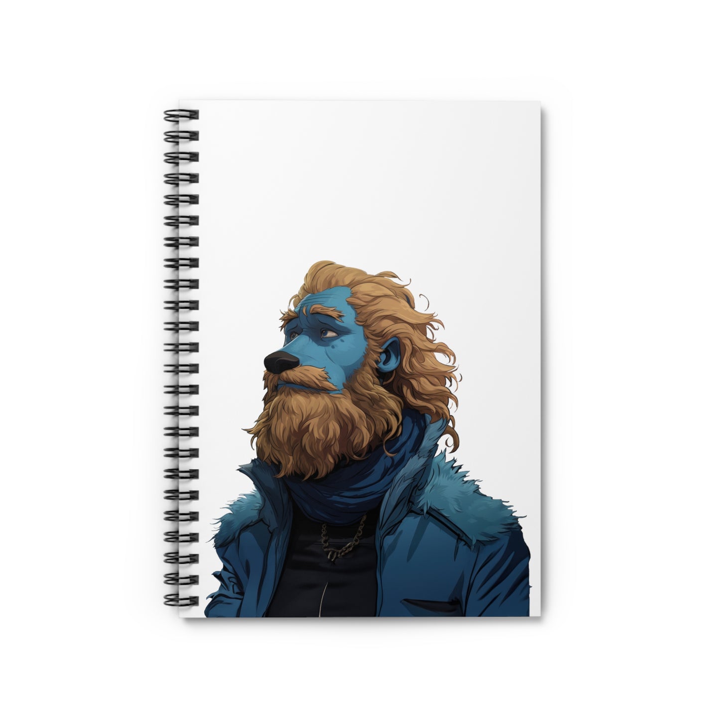 Spiral Notebook with Ruled Line - Bluey Tormund