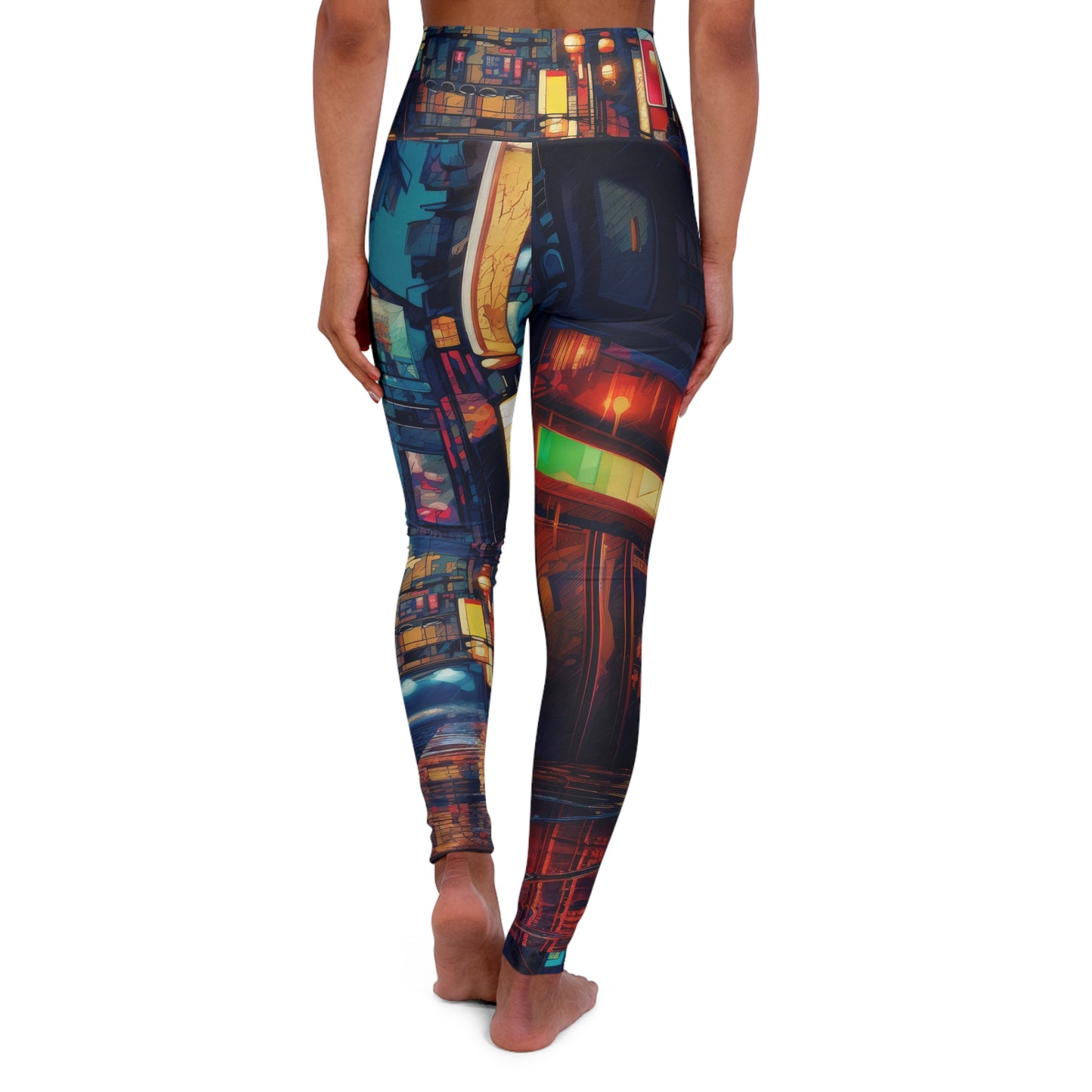 High Waisted Leggings - Wandering Osaka