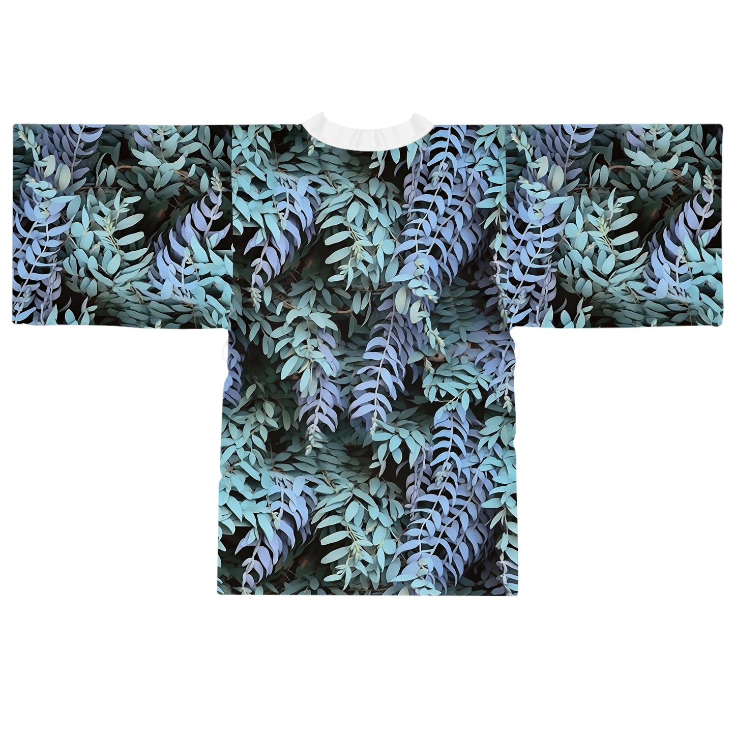 Long Sleeve Kimono Robe - Purple Sage, Purple Sage