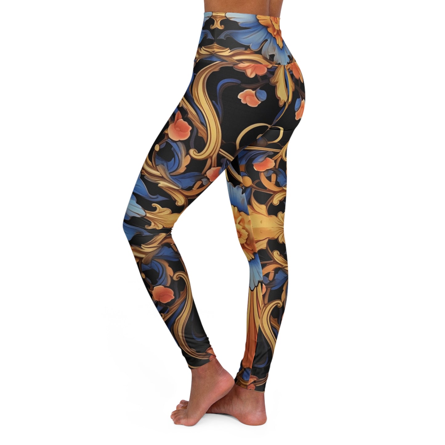 High Waisted Leggings - Rural-Clay