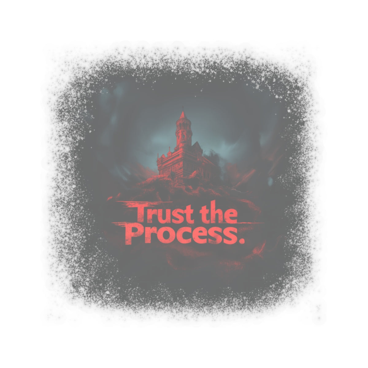 Kiss-Cut Stickers - Trust The Process Horror
