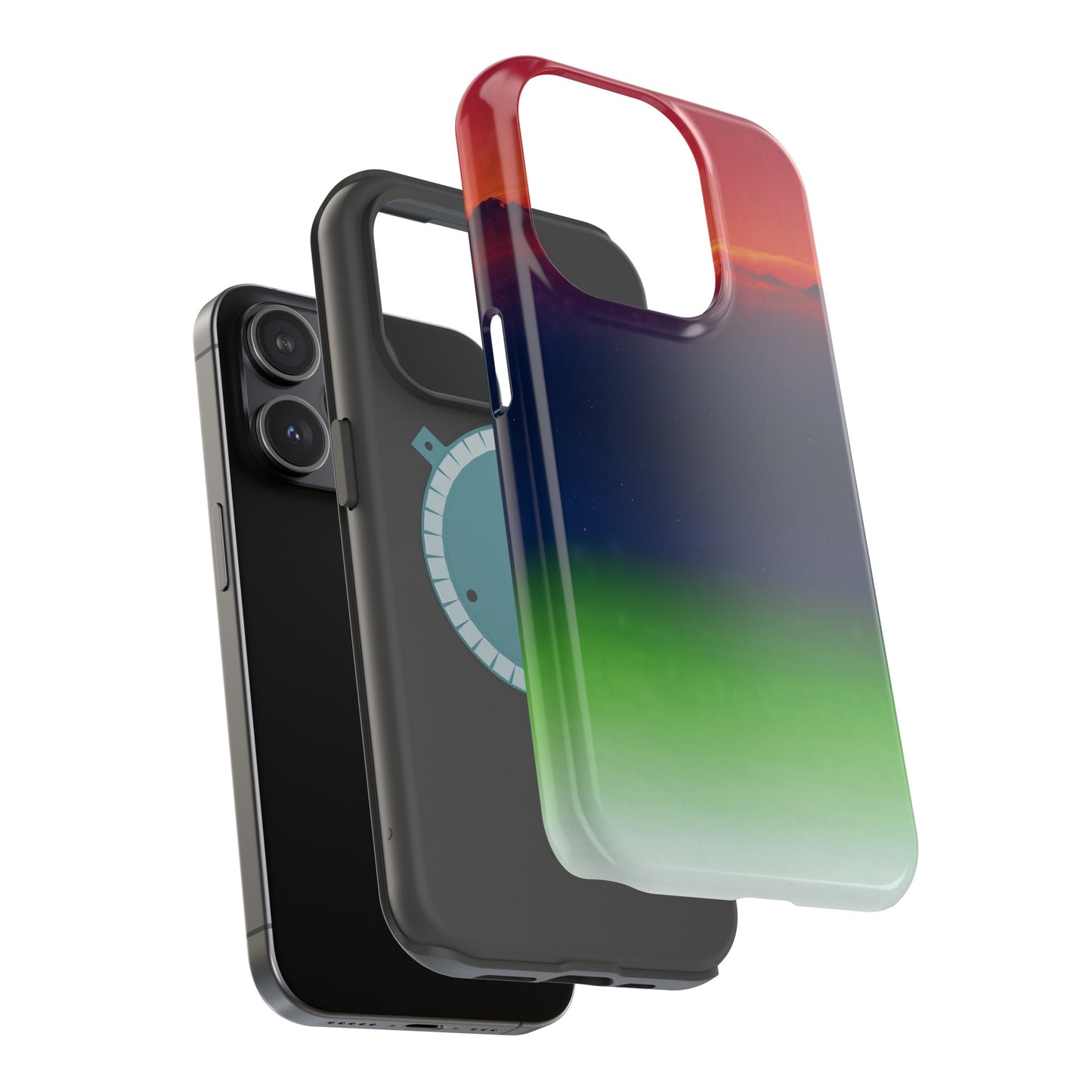 MagSafe Tough iPhone Case - "Cosmic Cyberpunk"