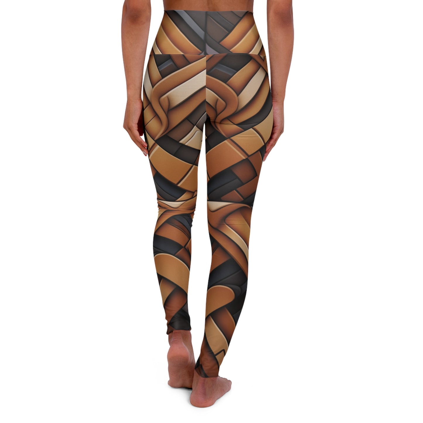 High Waisted Leggings - Galactic-Tundra