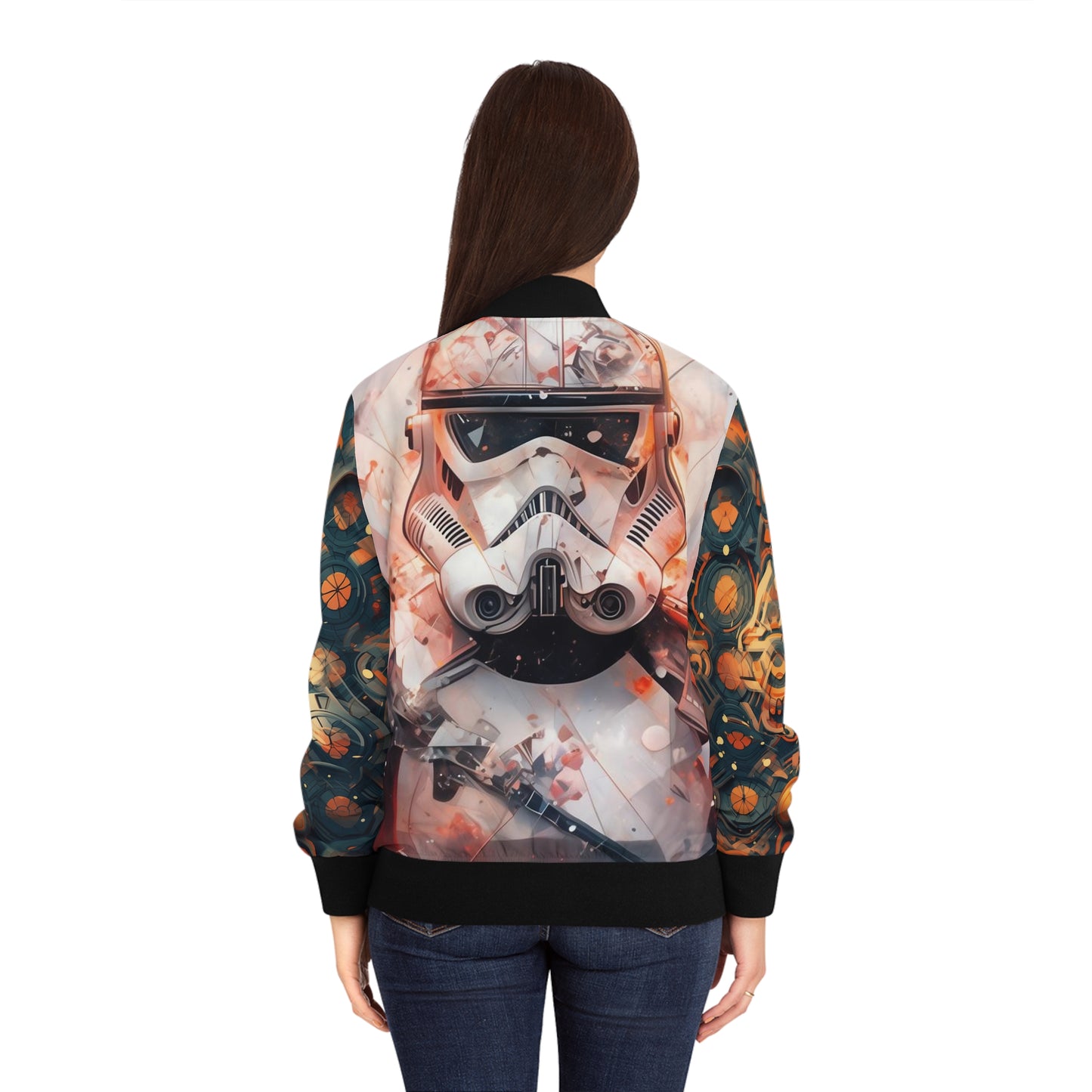 Women's Bomber Jacket - Snow trooper Double Exposure