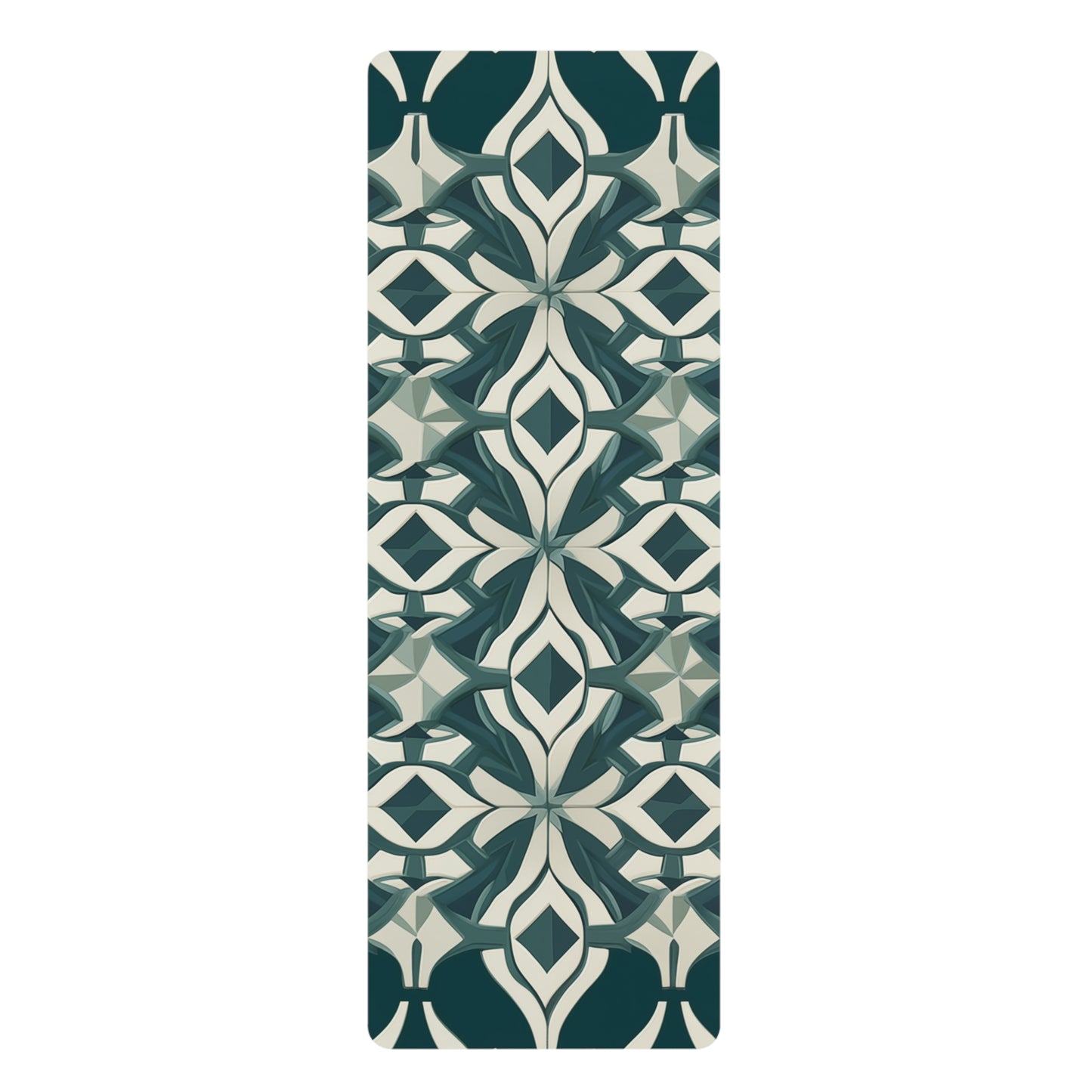 Rubber Yoga Mat- Colette Florence Trellis