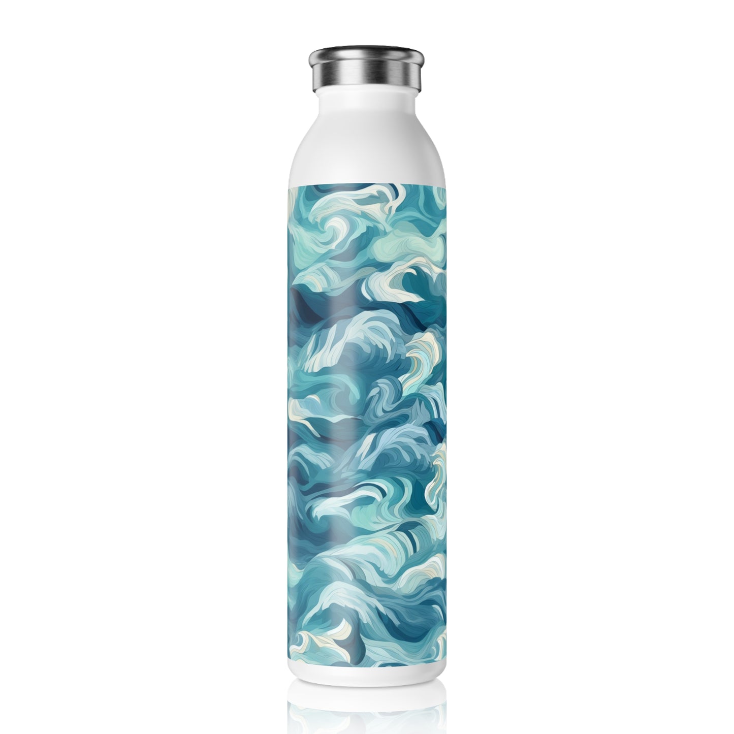Slim Water Bottle - Drew Florence Oceanwaves