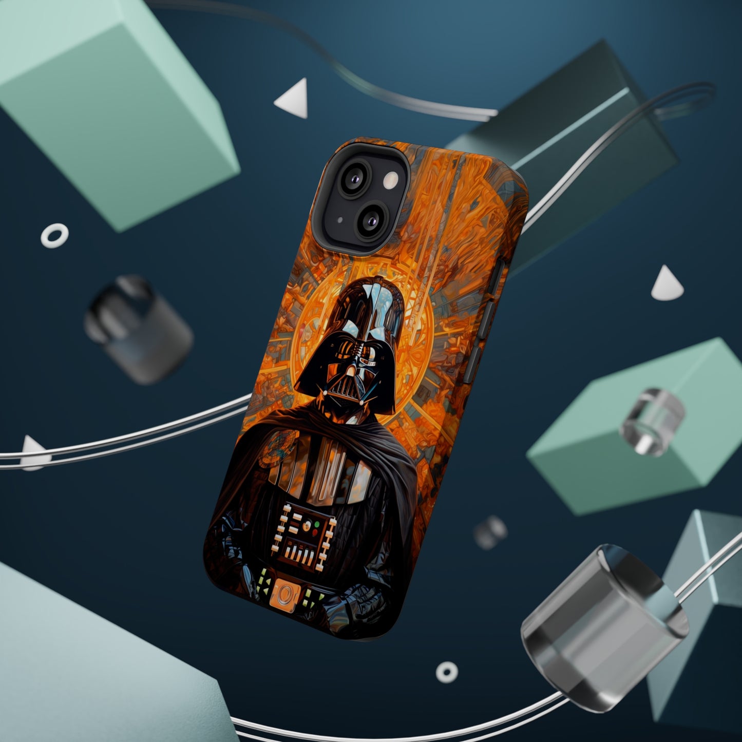 MagSafe Tough iPhone Case - Darth Vader Futurism