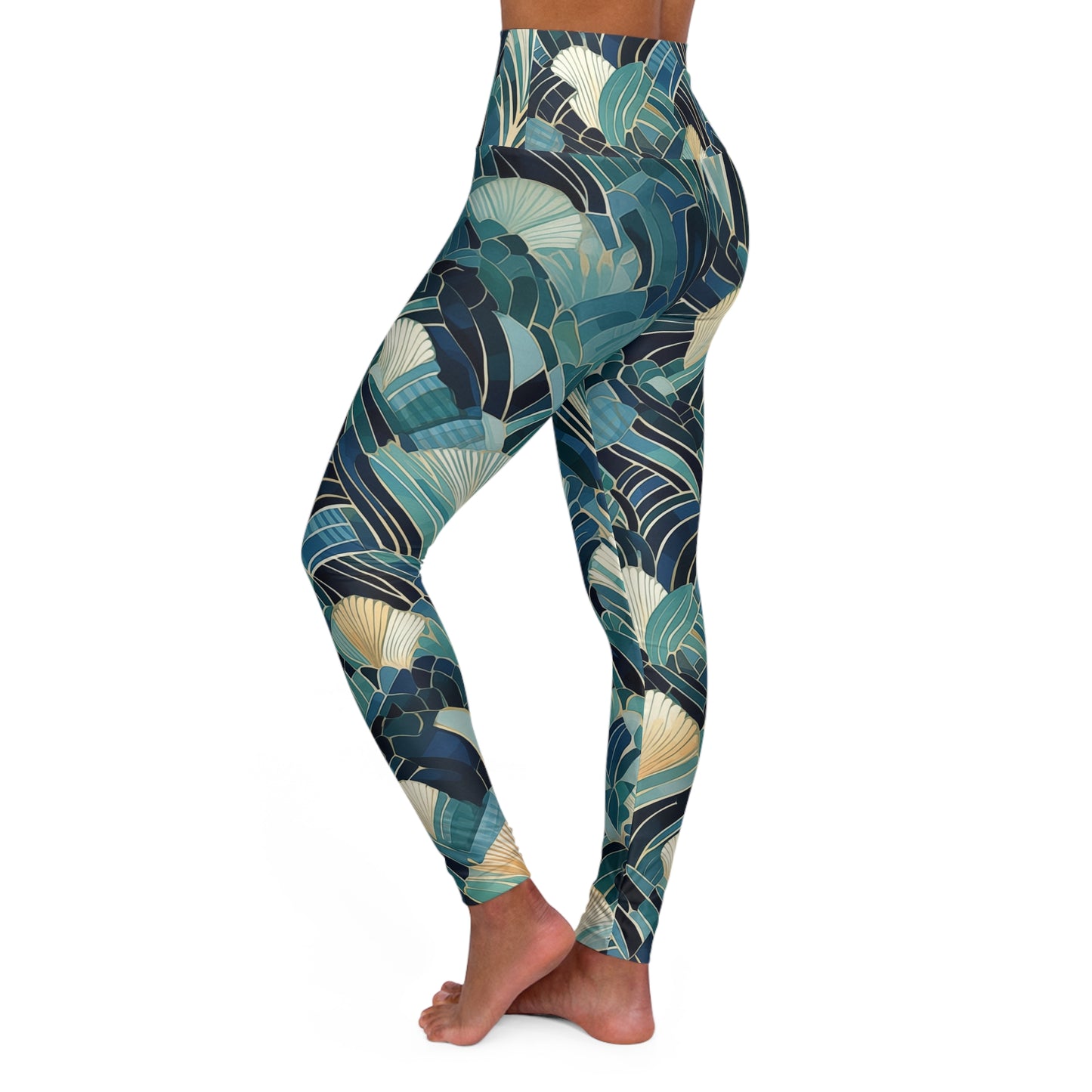 High Waisted Leggings - Burchard Paris Tribal