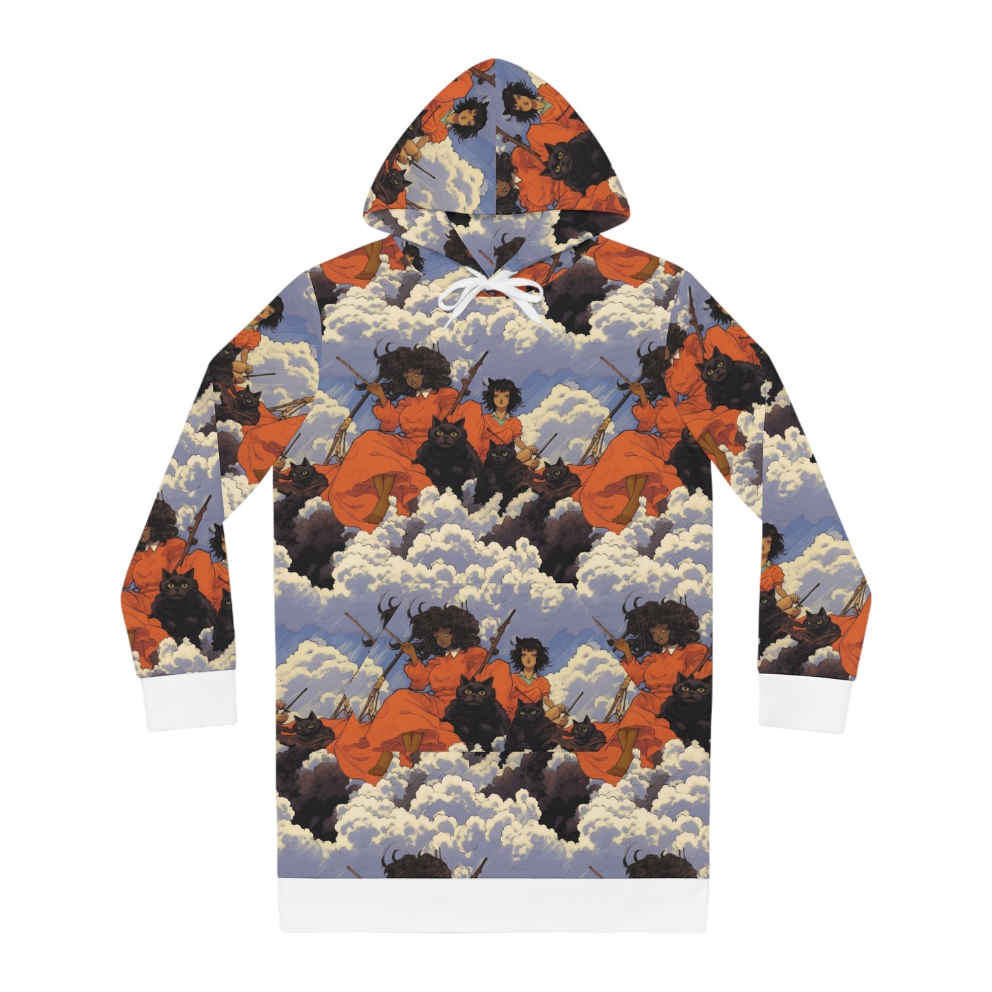 Hoodie Dress - Teenage Witches Black Girl Magic