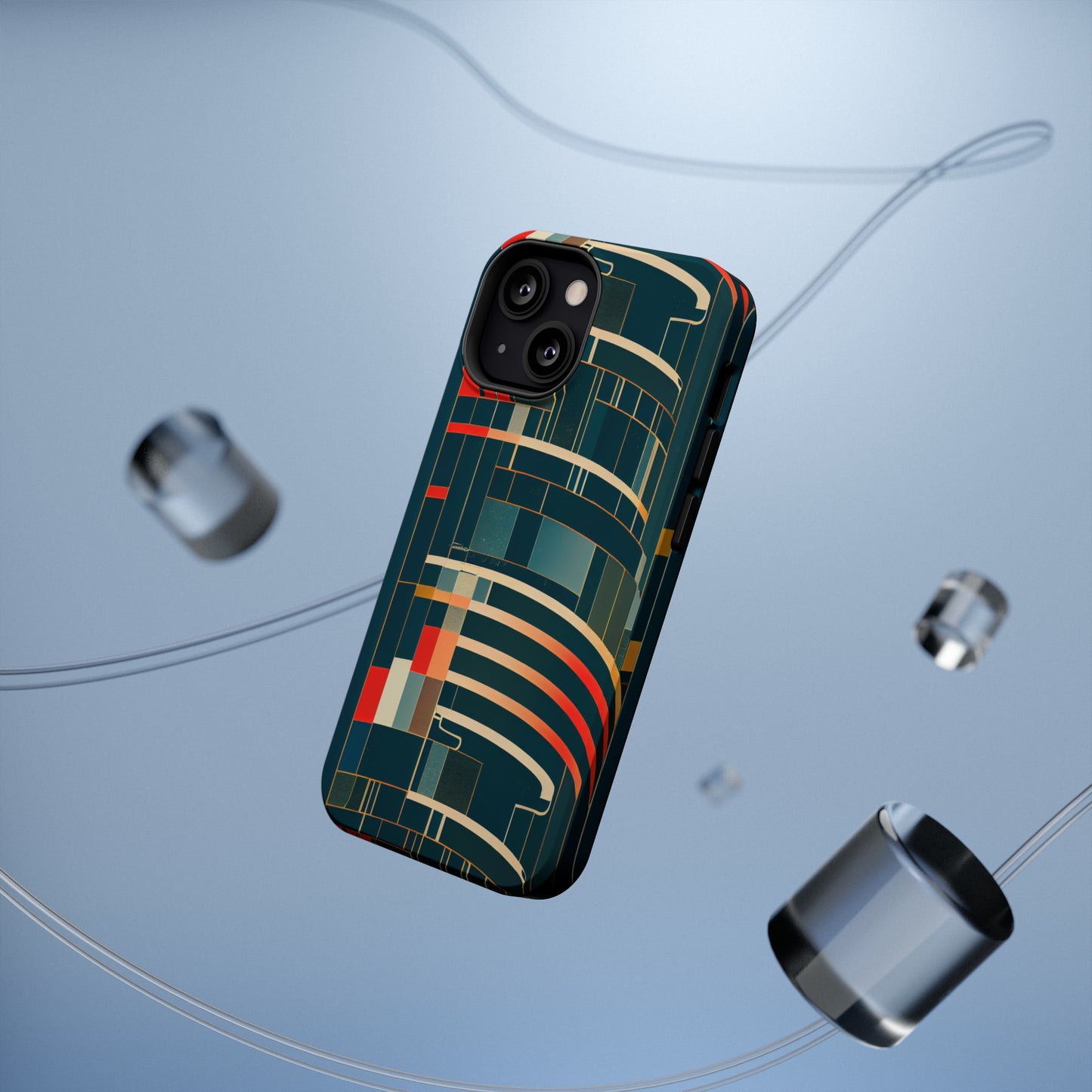 MagSafe Tough iPhone Case - Mecha Modernist