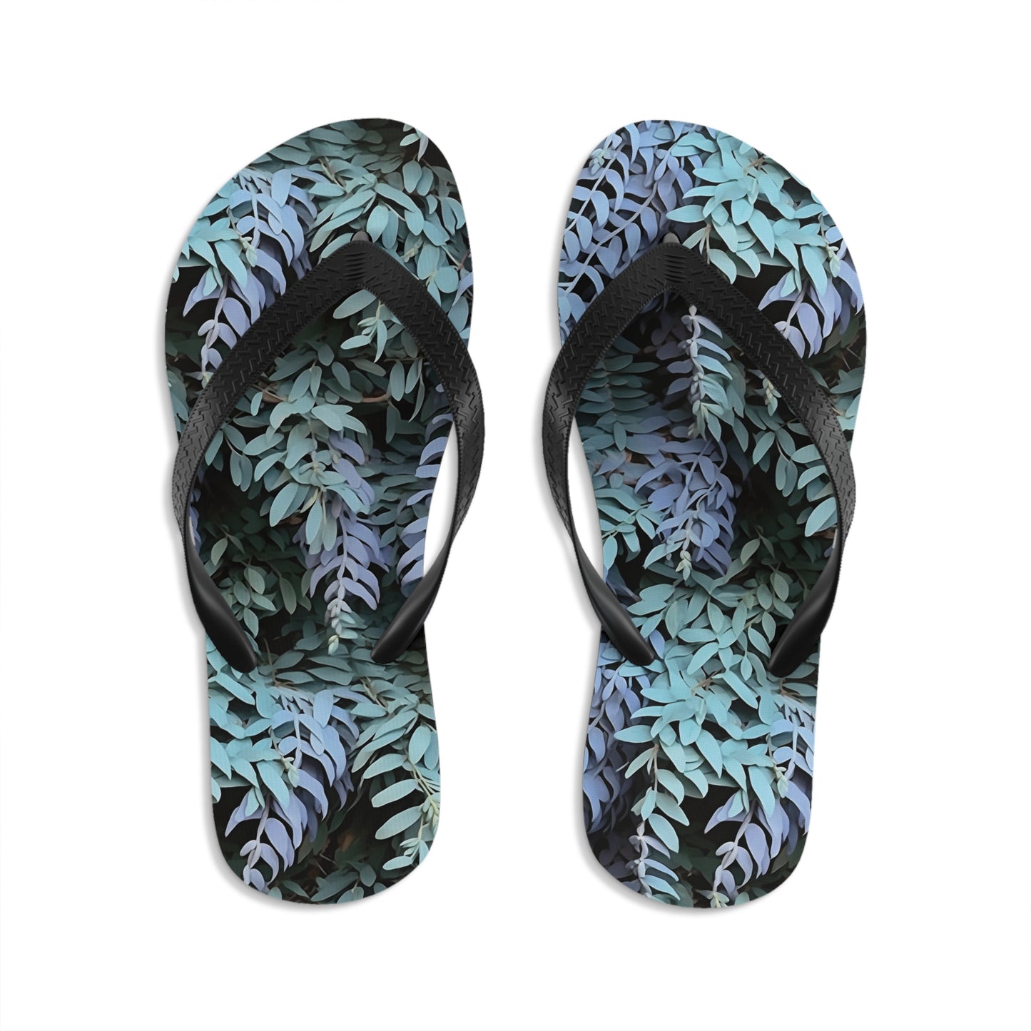 Unisex Flip-Flops - Purple Sage, Purple Sage