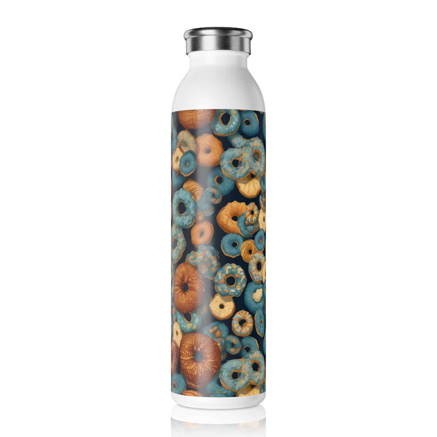 Slim Water Bottle - Astrid Vrksasana Anime Donuts