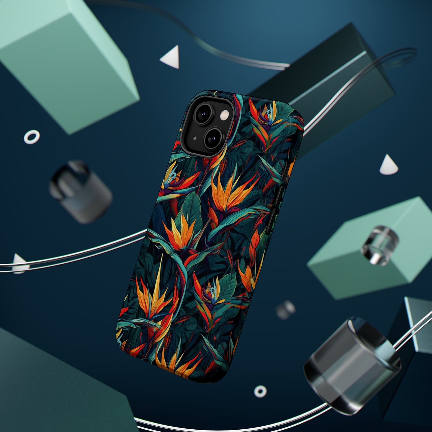 MagSafe Tough iPhone Case - Bird of Paradise