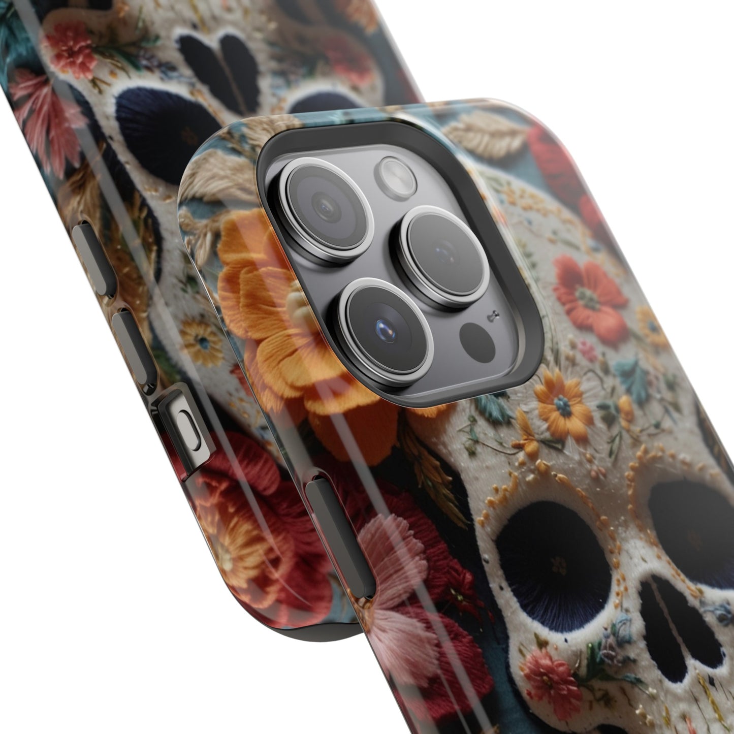 MagSafe Tough iPhone Case - "Embroidery Artistry"